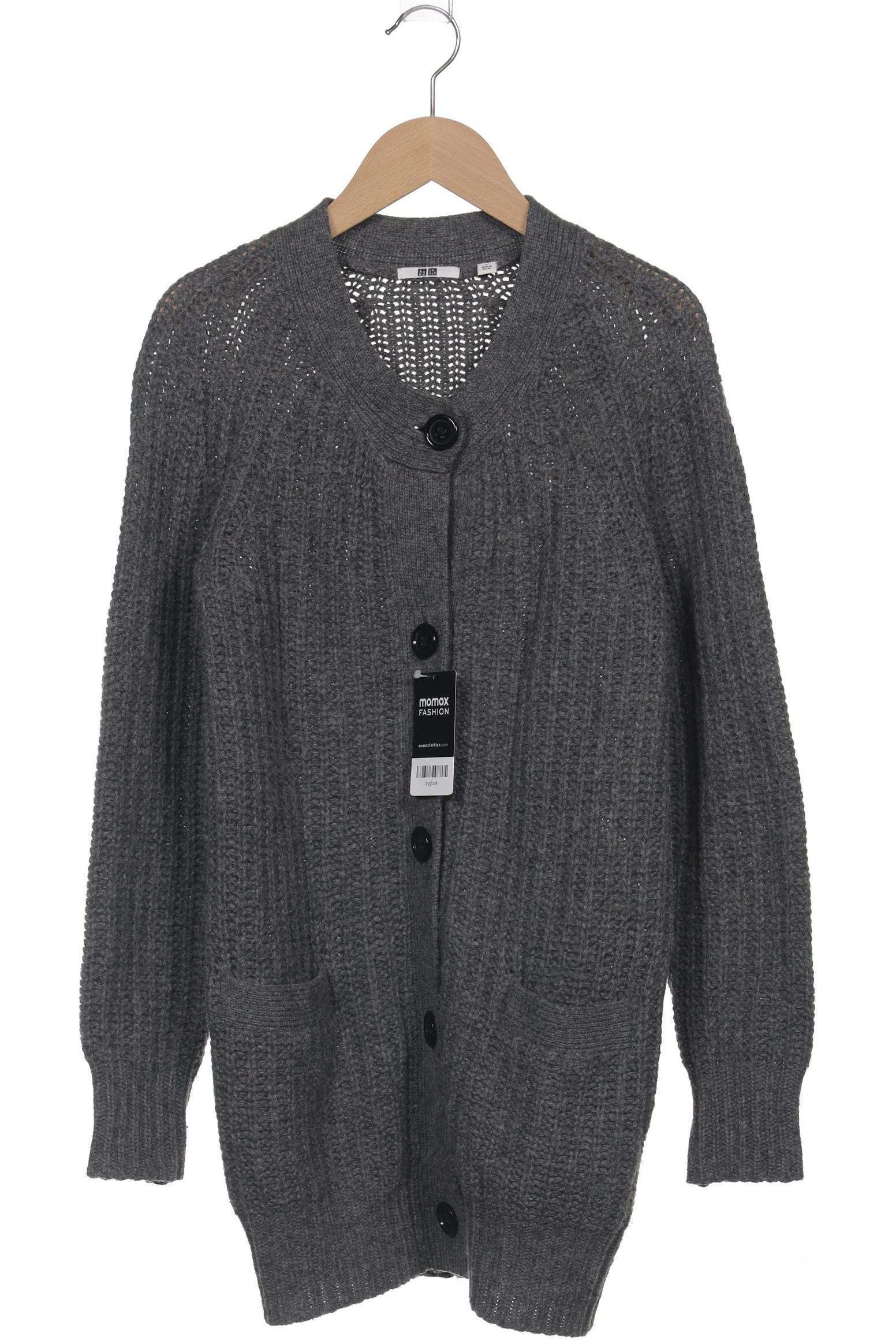 

uniqlo Damen Strickjacke, grau, Gr. 36