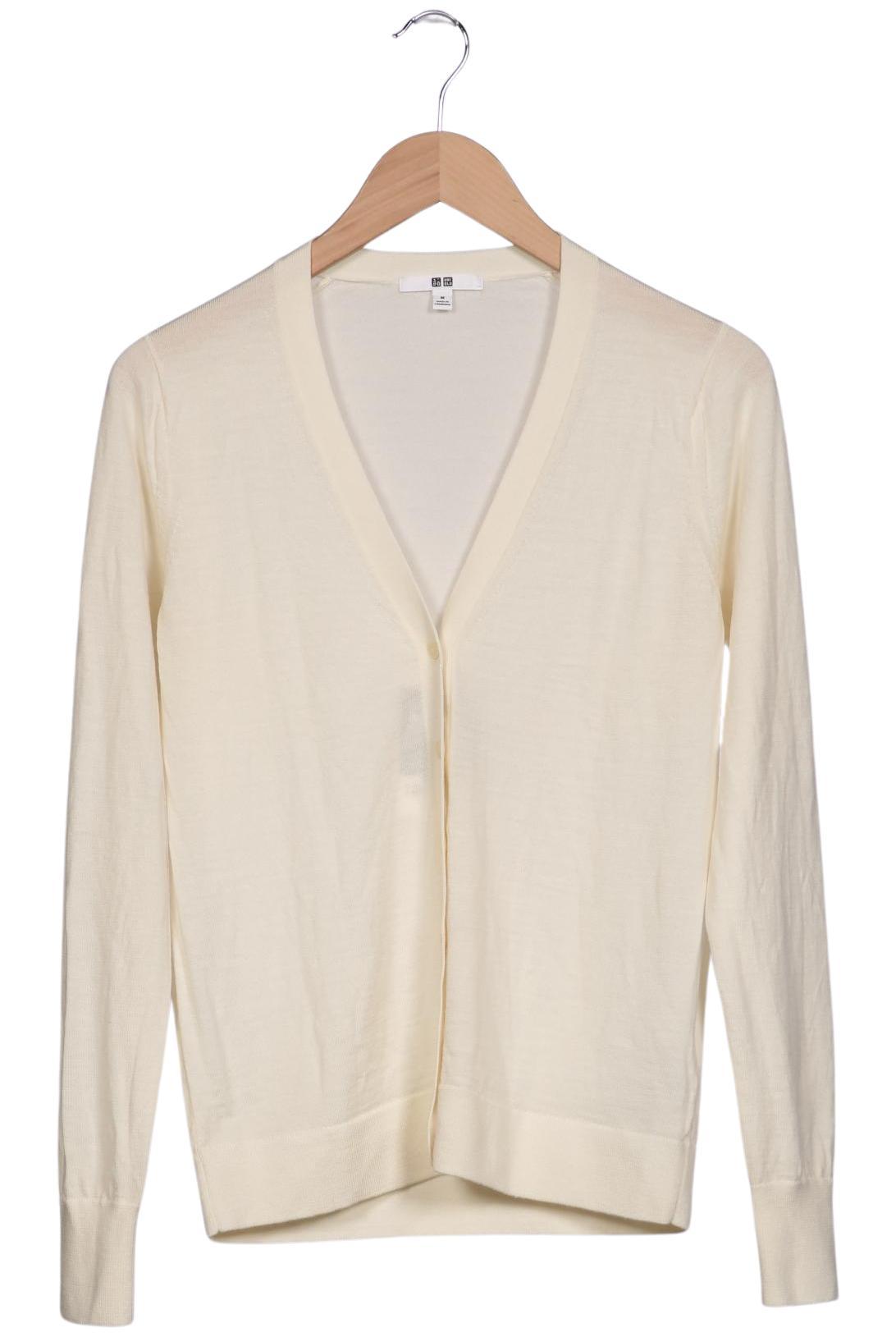 

uniqlo Damen Strickjacke, cremeweiß, Gr. 38
