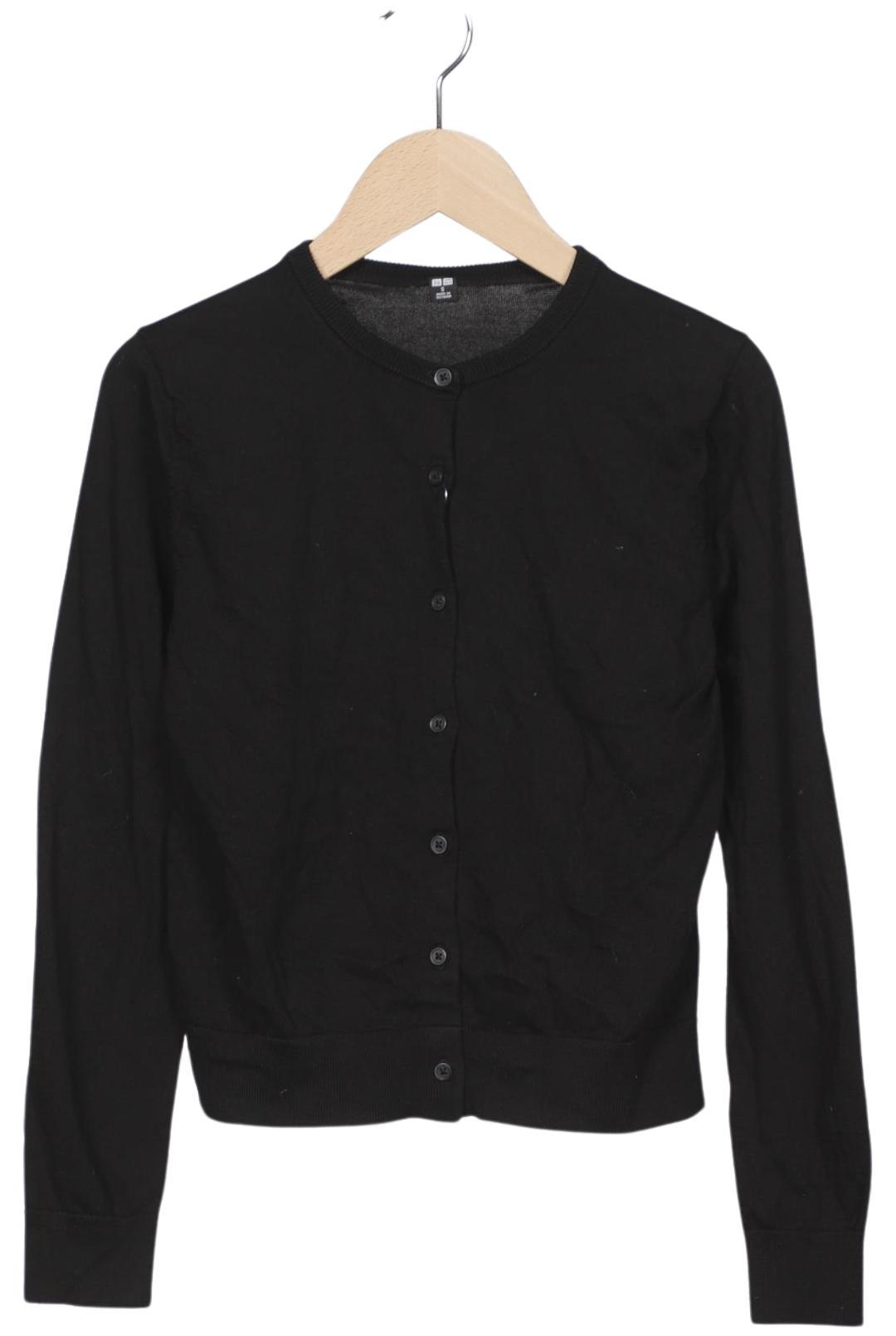 

uniqlo Damen Strickjacke, schwarz, Gr. 36