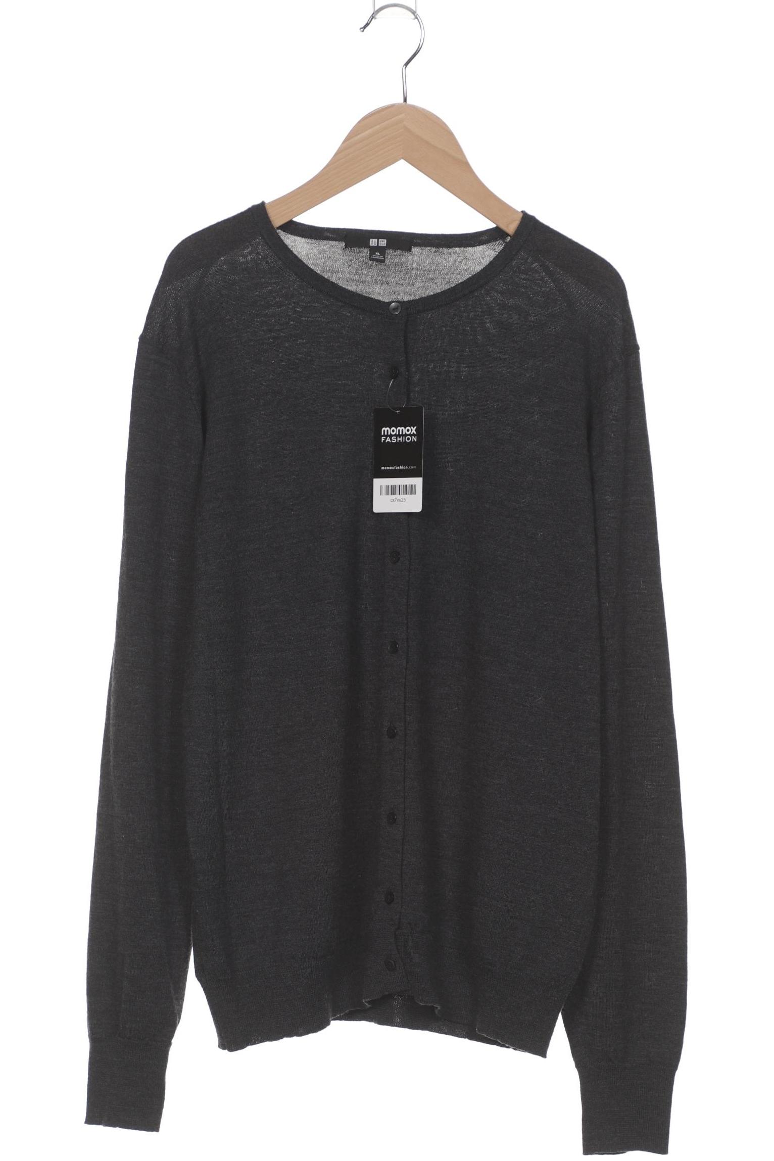 

uniqlo Damen Strickjacke, grau, Gr. 44