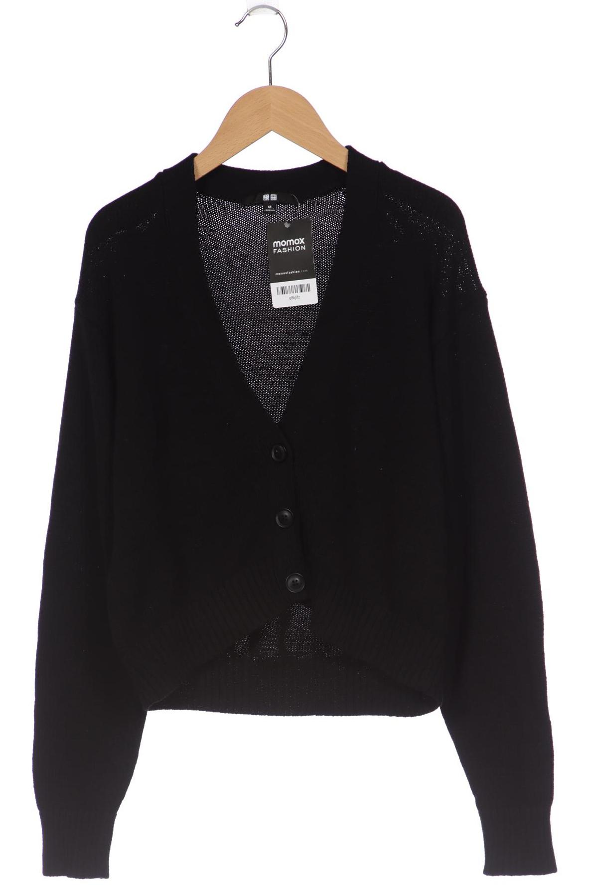 

uniqlo Damen Strickjacke, schwarz
