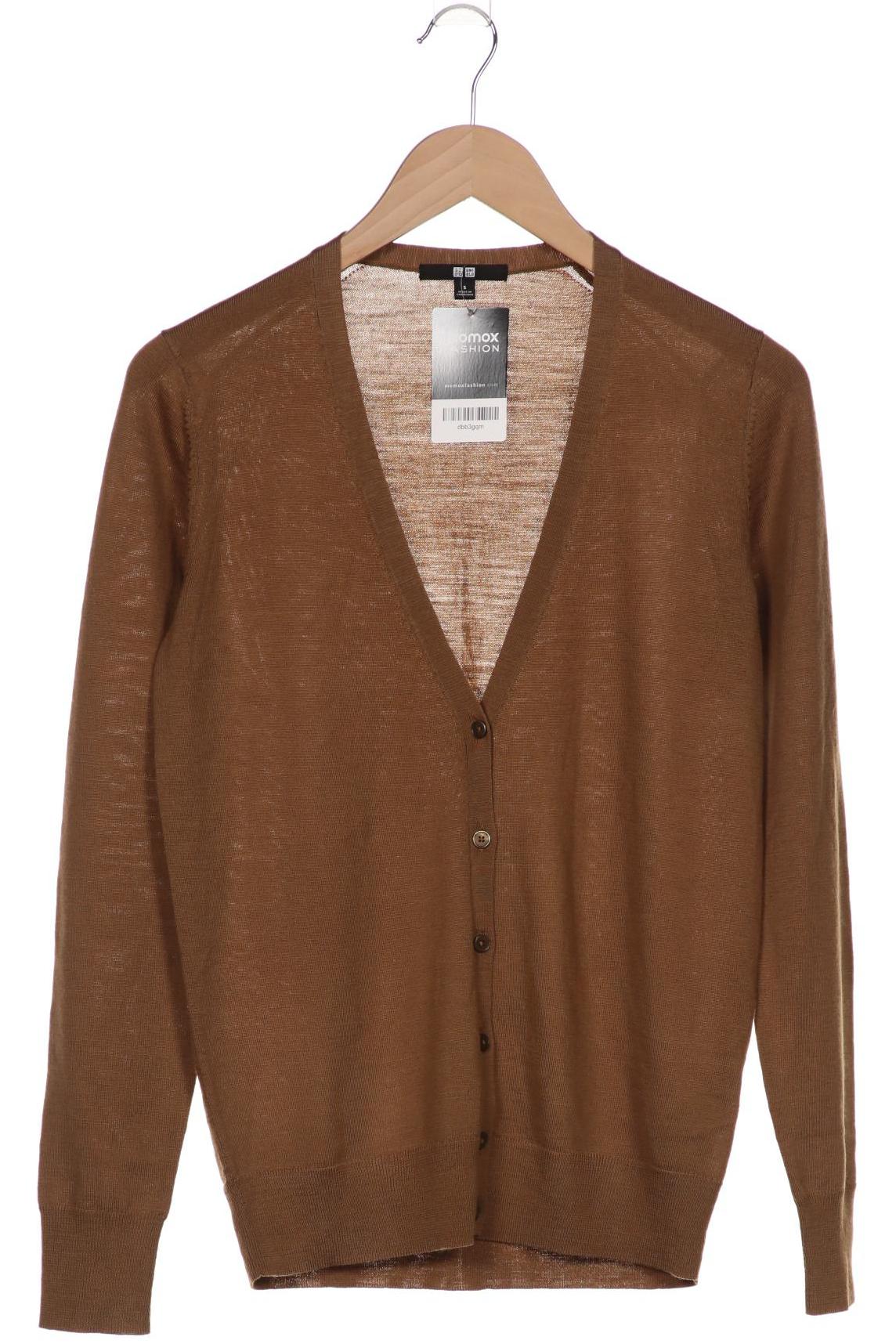 

uniqlo Damen Strickjacke, braun, Gr. 36