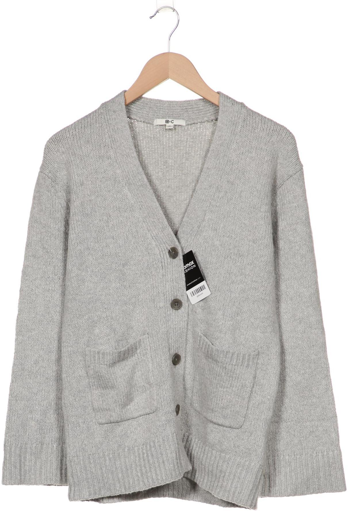 

uniqlo Damen Strickjacke, grau, Gr. 34