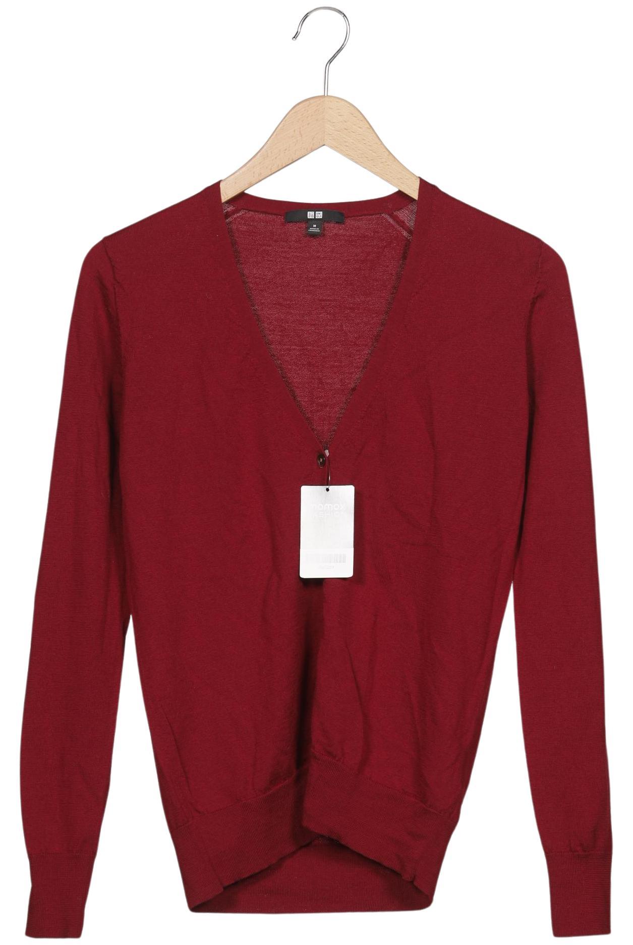 

uniqlo Damen Strickjacke, rot, Gr. 38