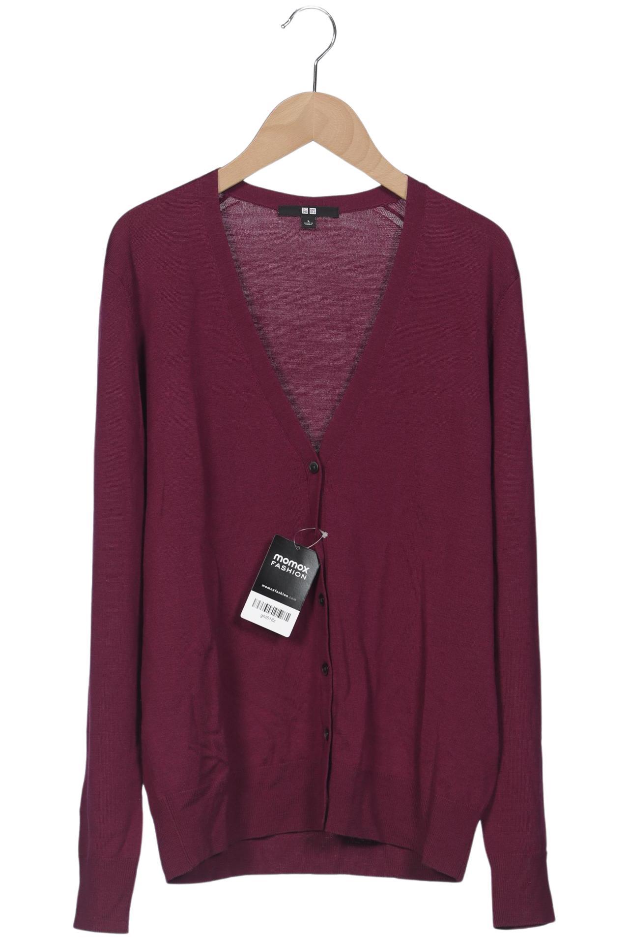 

uniqlo Damen Strickjacke, bordeaux, Gr. 42