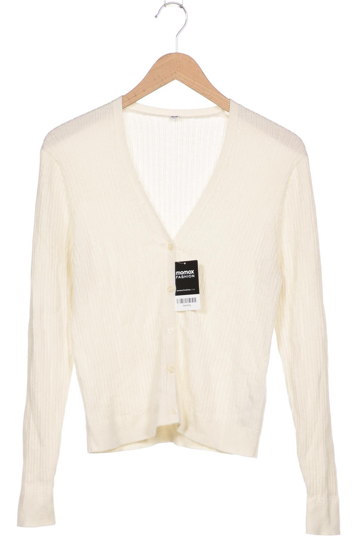 

uniqlo Damen Strickjacke, cremeweiß