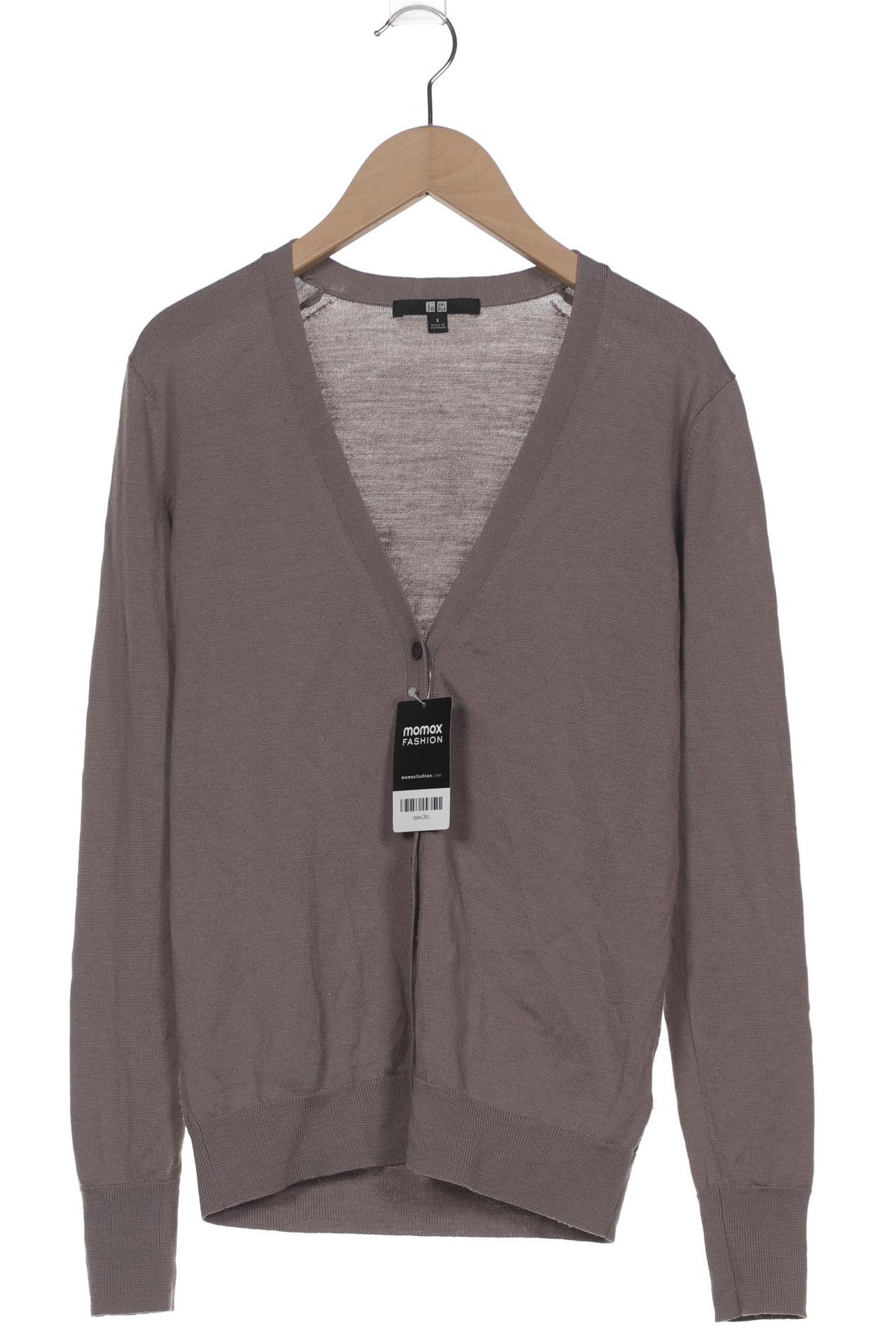 

uniqlo Damen Strickjacke, braun, Gr. 36