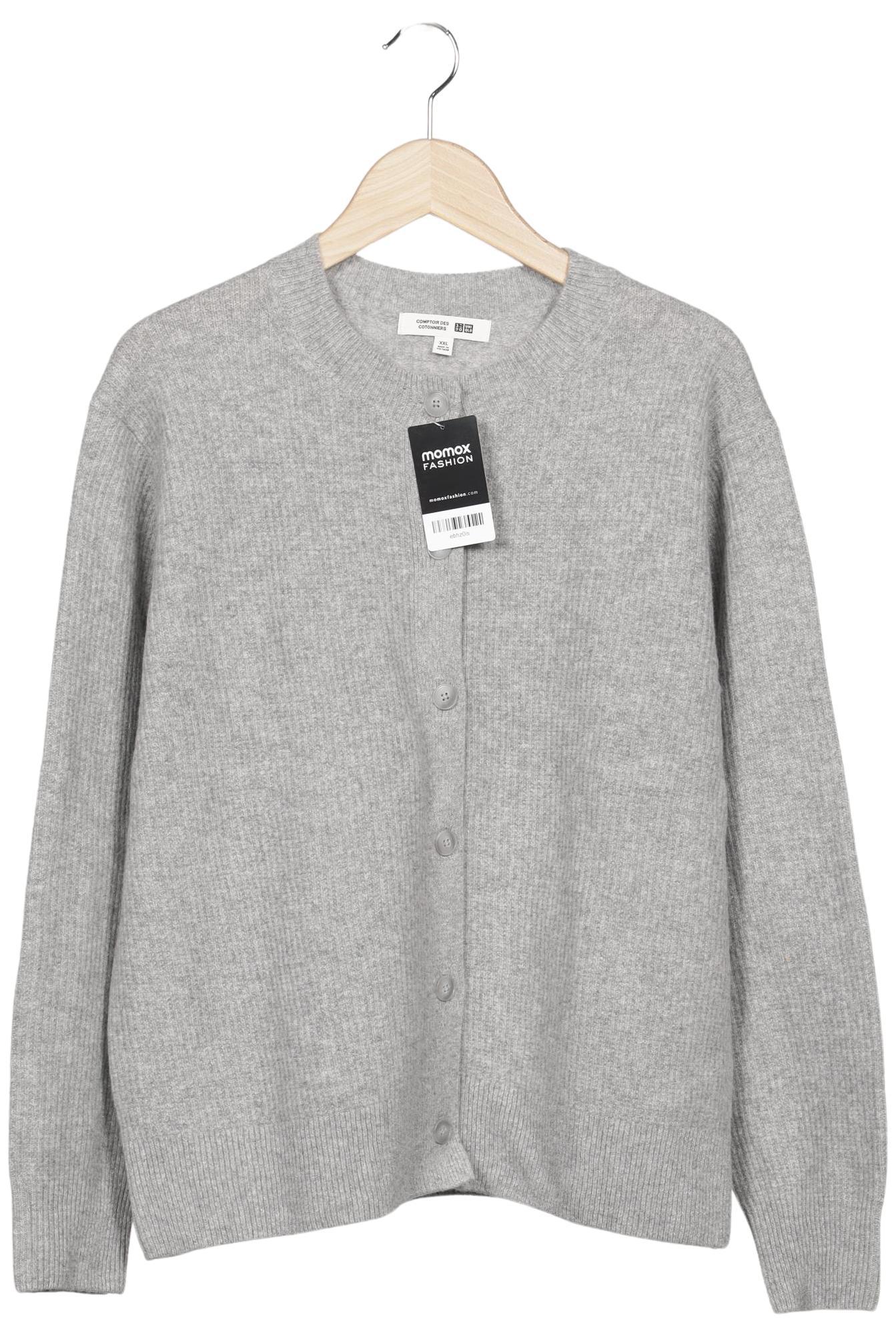 

uniqlo Damen Strickjacke, grau, Gr. 46