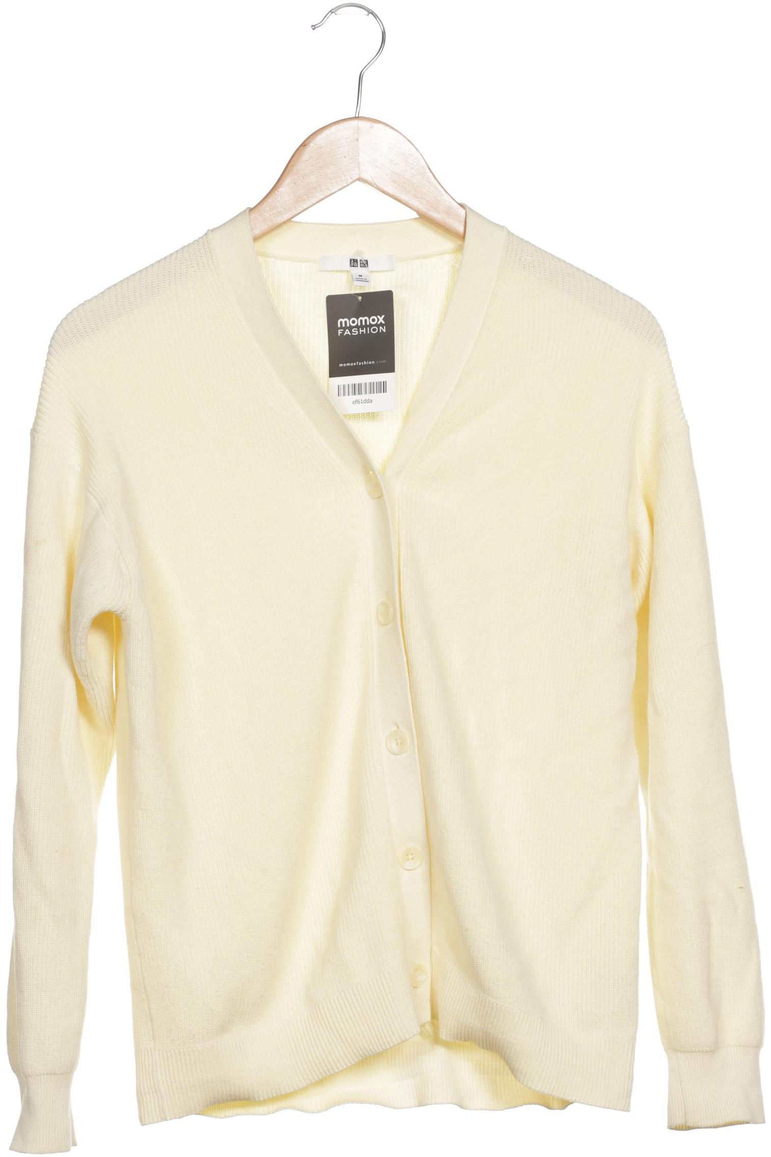 

uniqlo Damen Strickjacke, gelb, Gr. 38