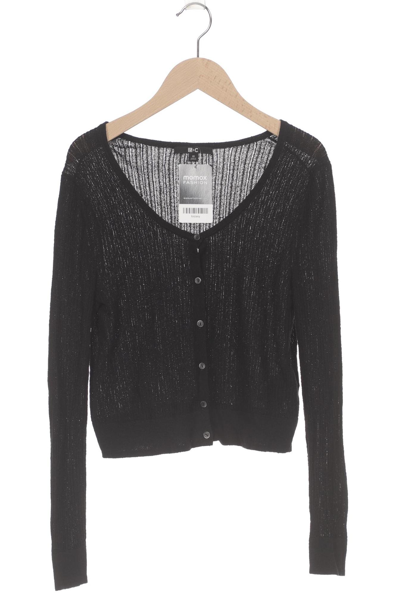 

uniqlo Damen Strickjacke, schwarz, Gr. 34