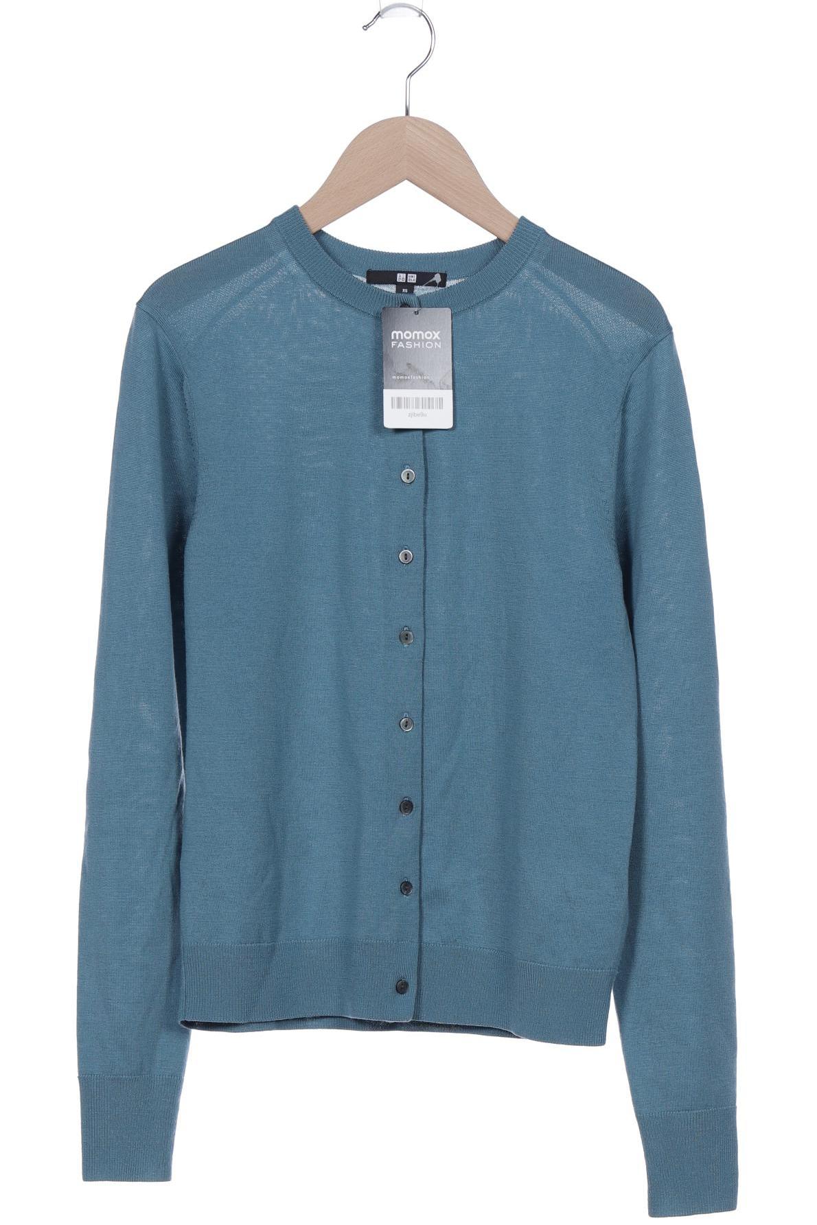 

uniqlo Damen Strickjacke, blau, Gr. 34