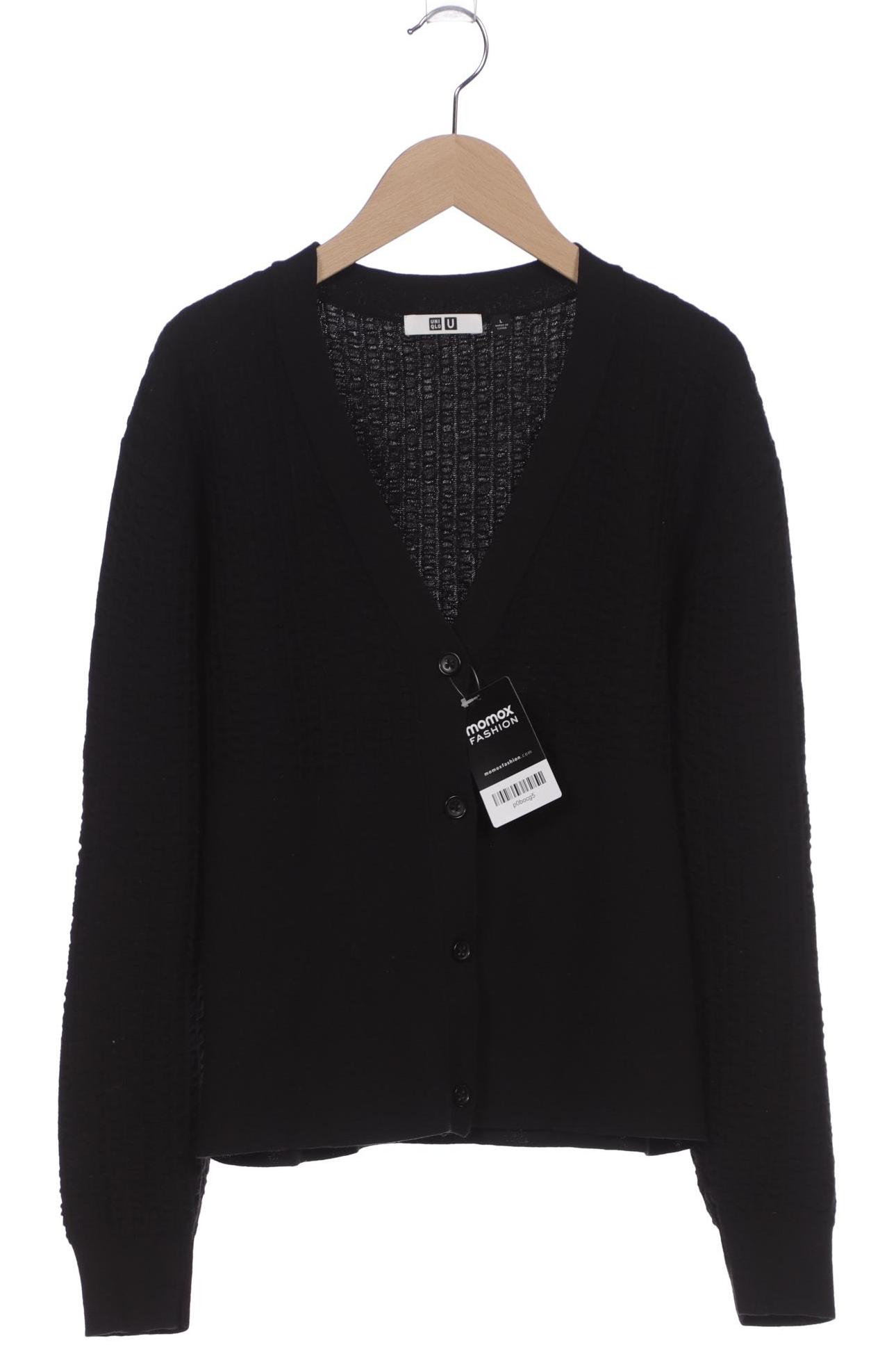 

uniqlo Damen Strickjacke, schwarz, Gr. 42