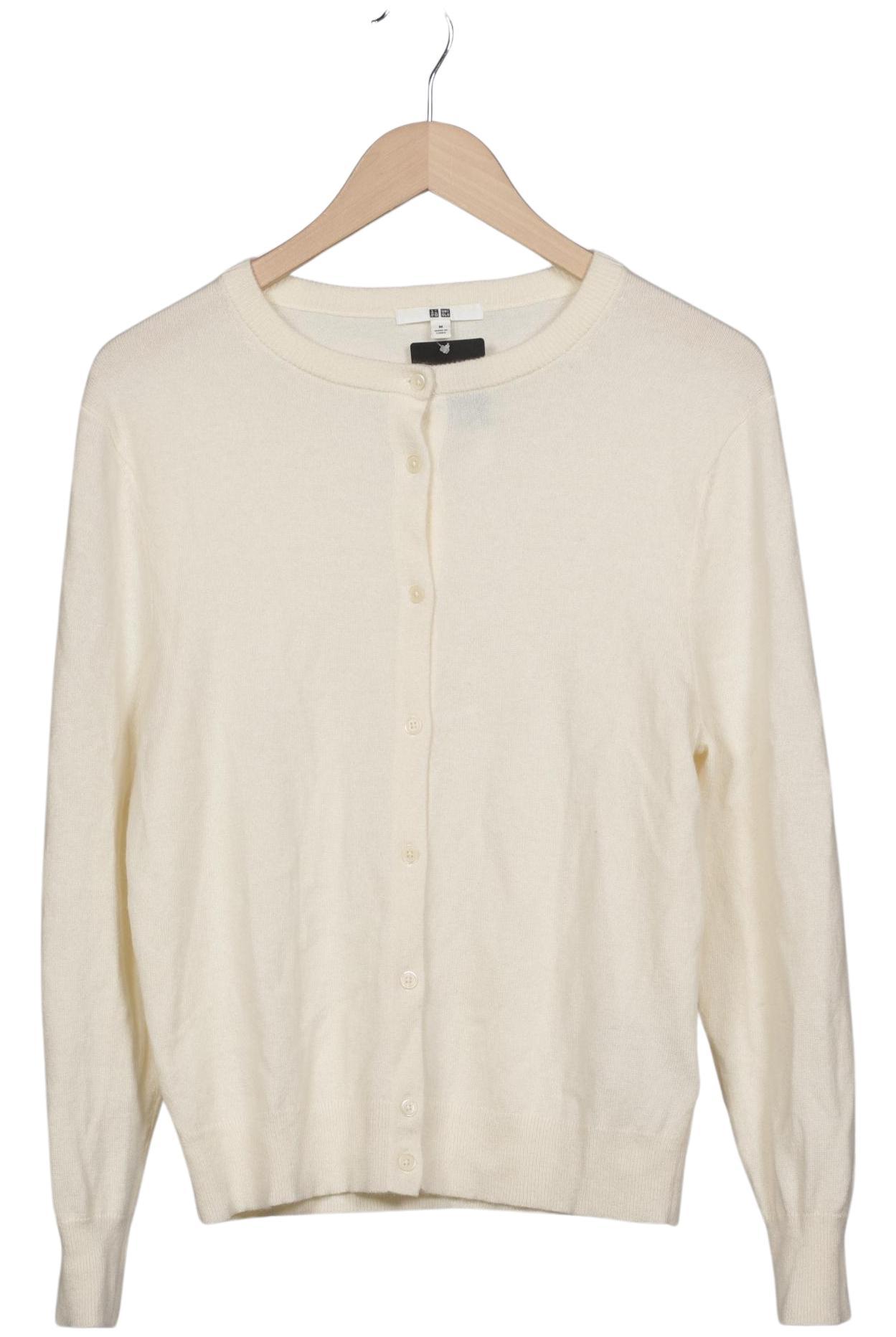 

uniqlo Damen Strickjacke, cremeweiß, Gr. 38