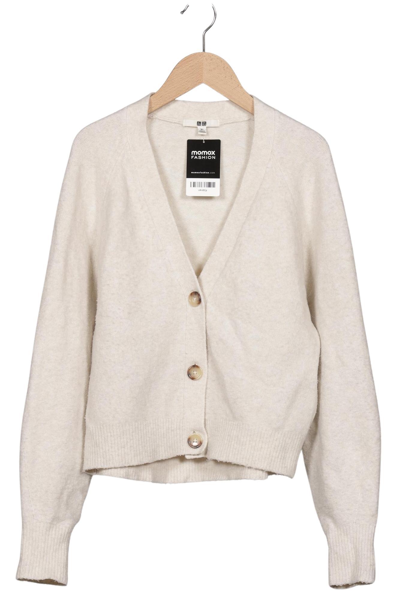 

uniqlo Damen Strickjacke, beige, Gr. 34