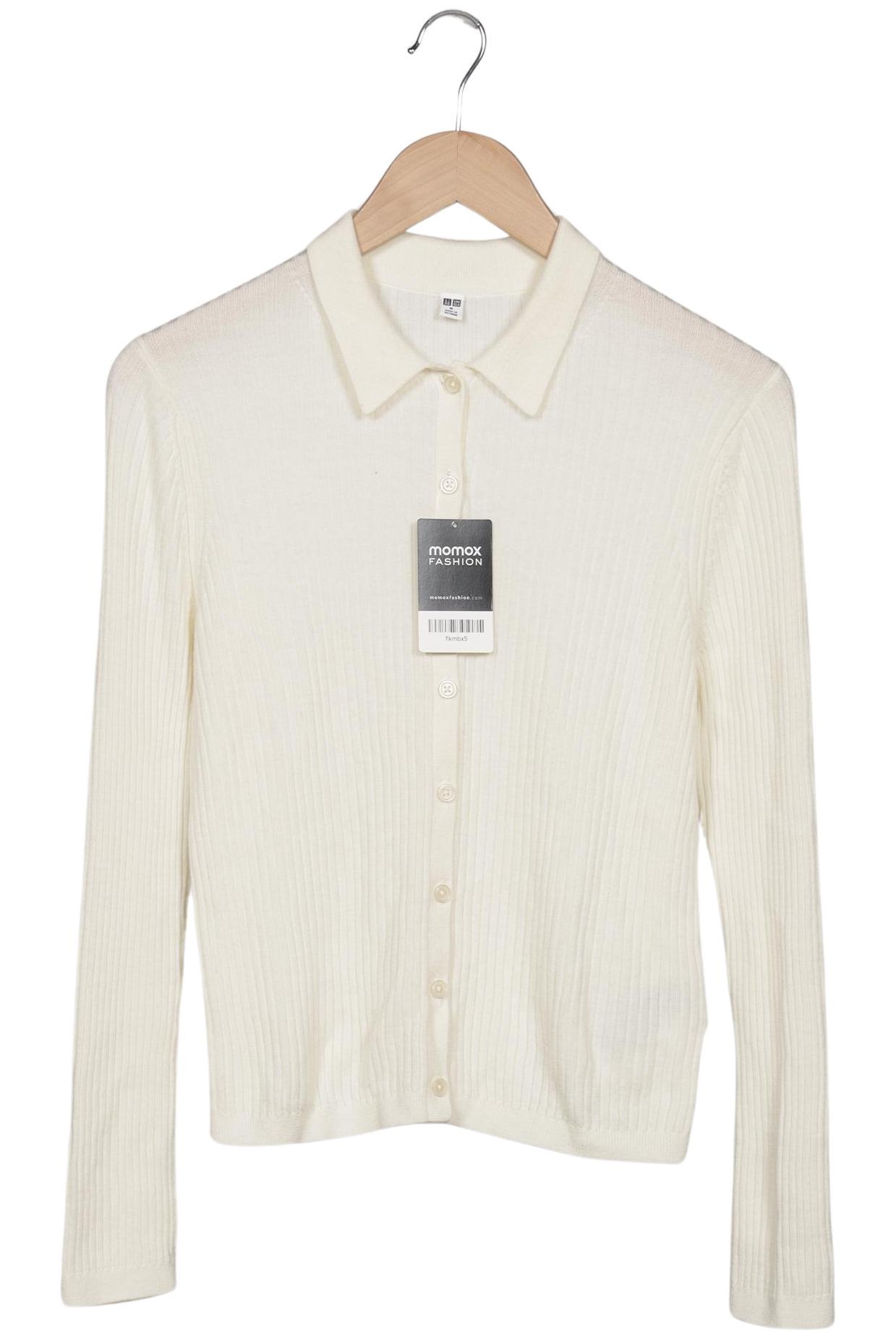 

uniqlo Damen Strickjacke, cremeweiß, Gr. 38