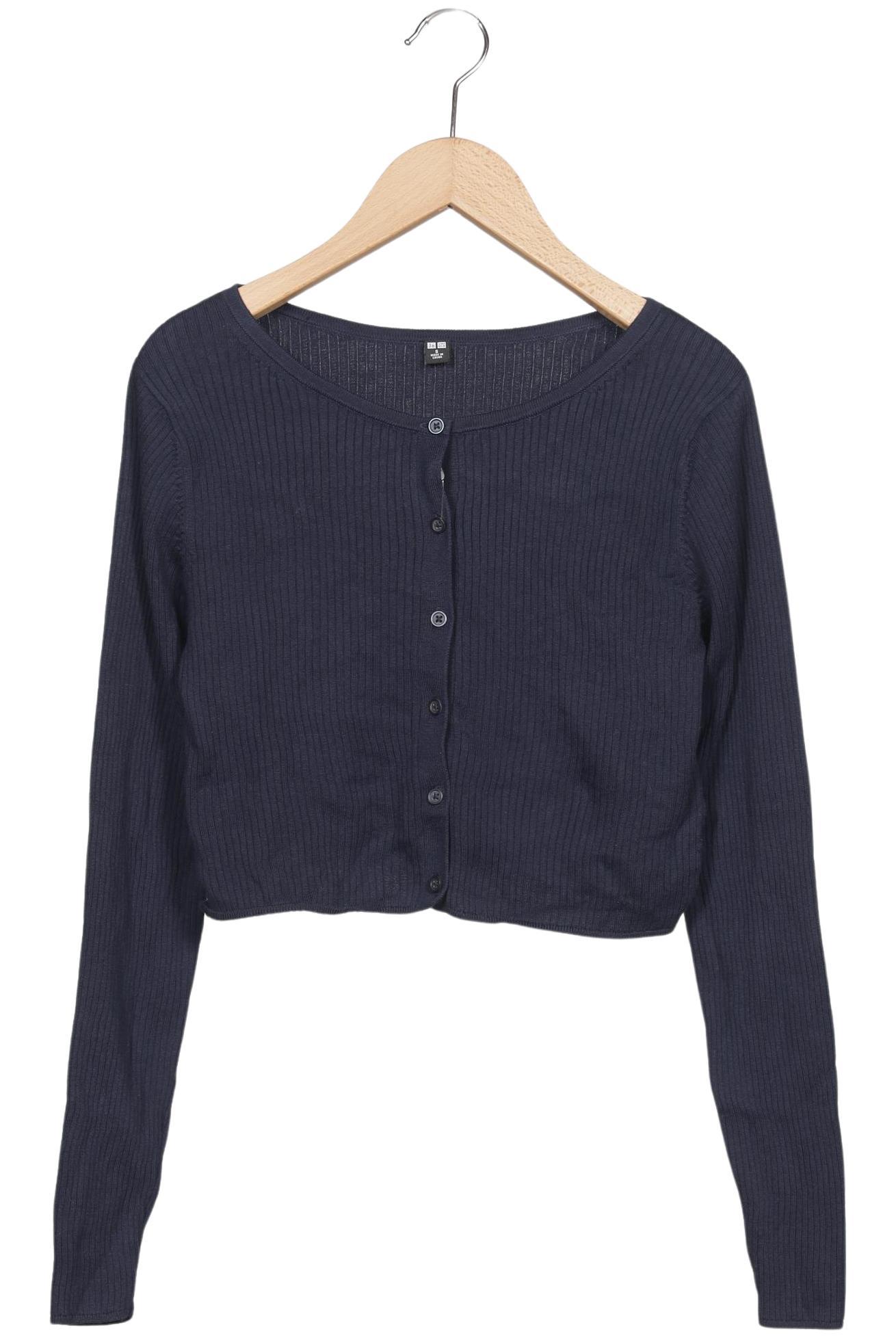 

uniqlo Damen Strickjacke, marineblau, Gr. 36