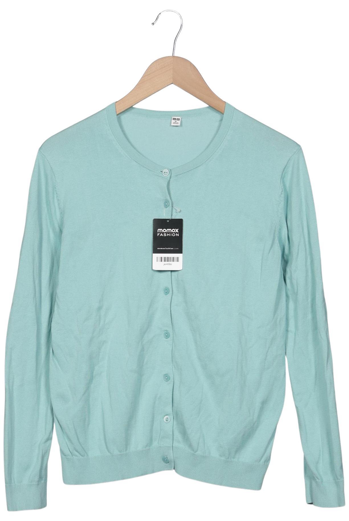 

uniqlo Damen Strickjacke, türkis, Gr. 44