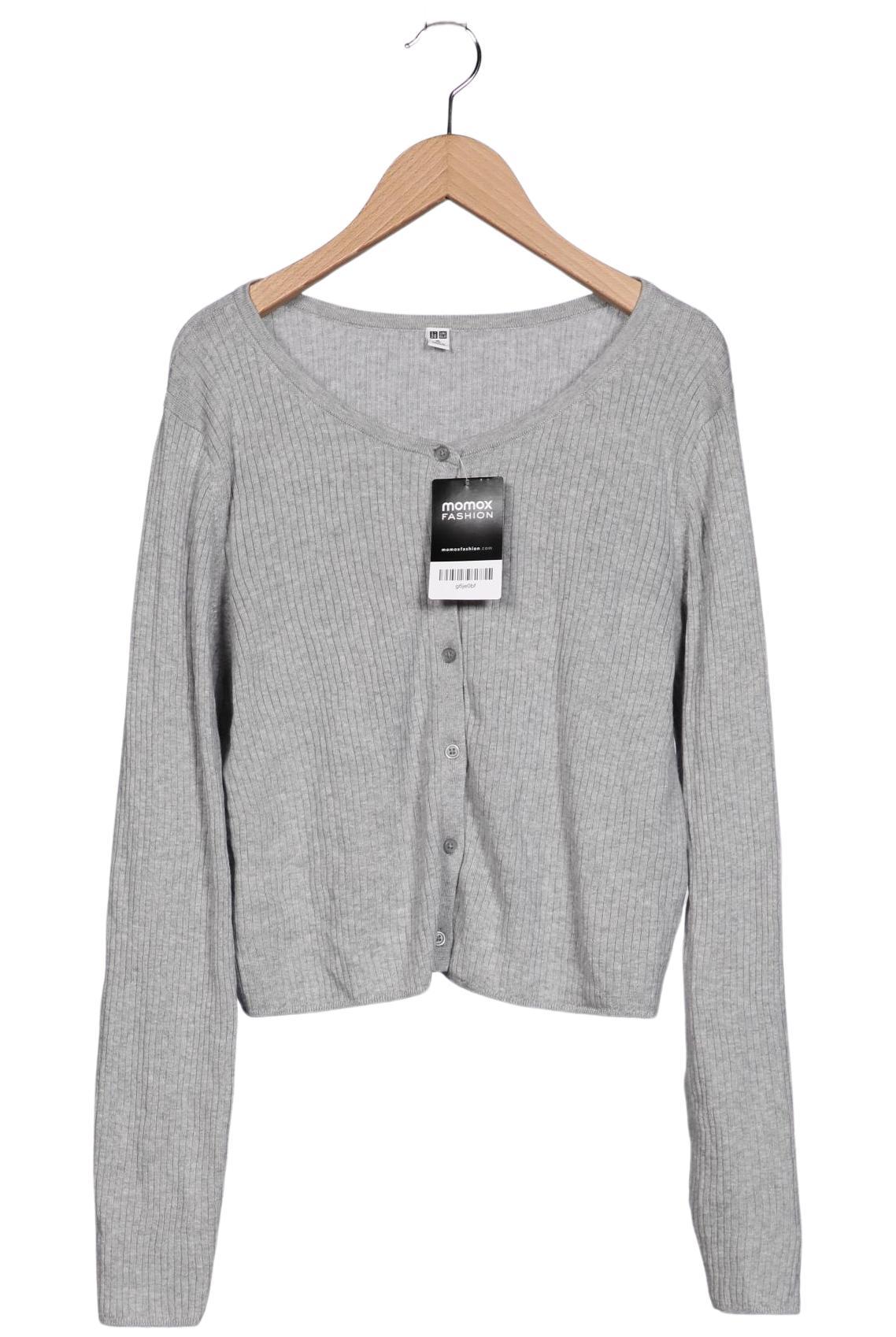 

uniqlo Damen Strickjacke, grau, Gr. 44