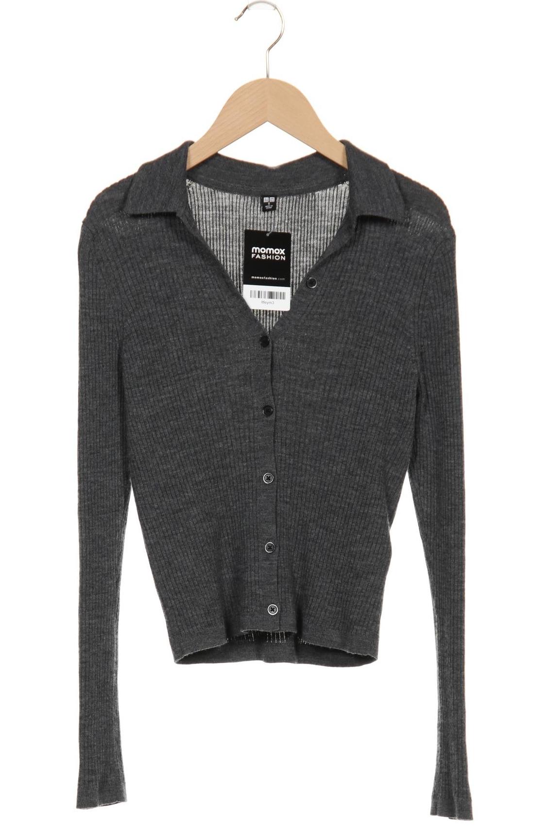 

uniqlo Damen Strickjacke, grau, Gr. 36