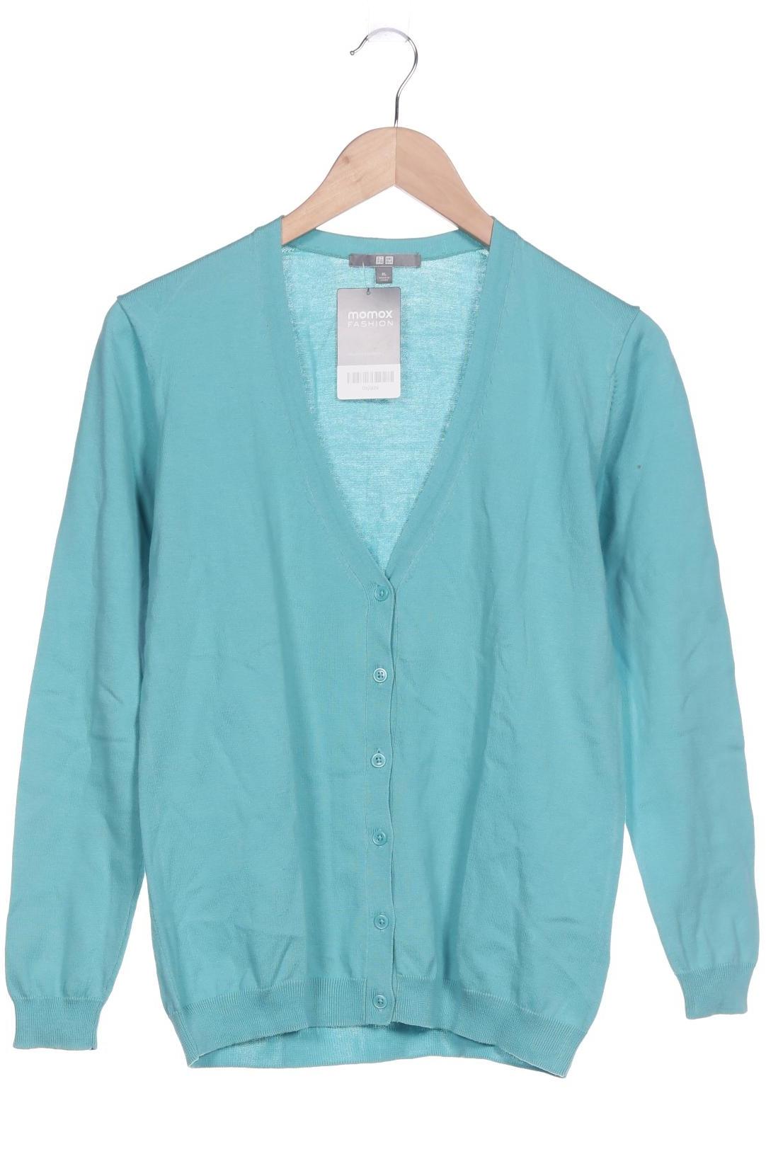 

uniqlo Damen Strickjacke, türkis, Gr. 44
