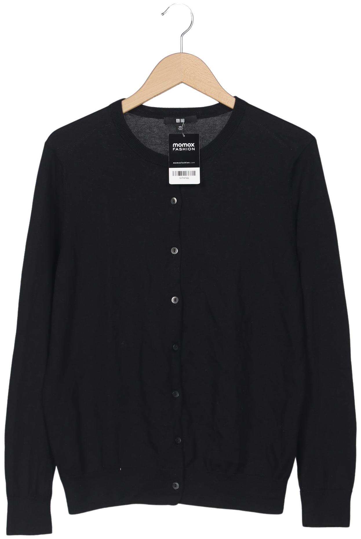 

uniqlo Damen Strickjacke, schwarz, Gr. 46