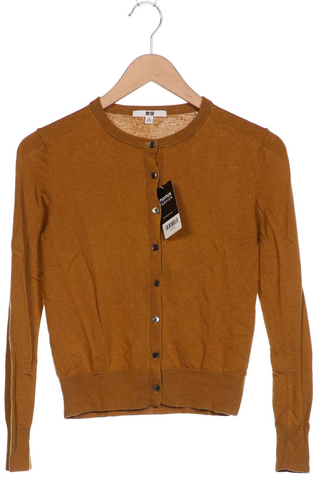 

uniqlo Damen Strickjacke, braun, Gr. 34