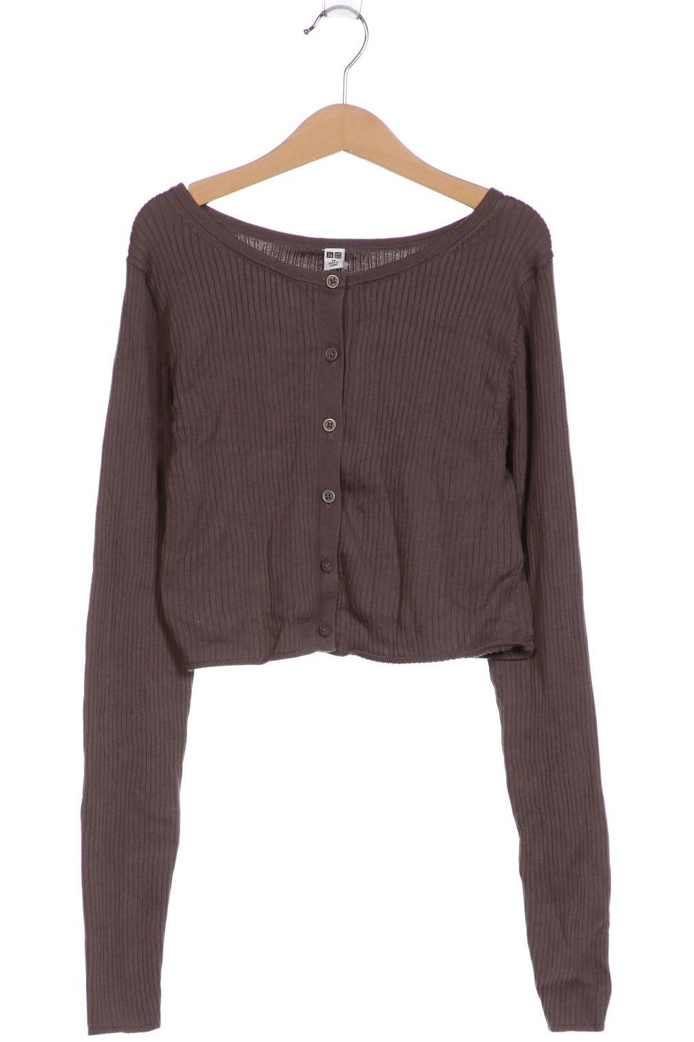 

uniqlo Damen Strickjacke, braun, Gr. 34