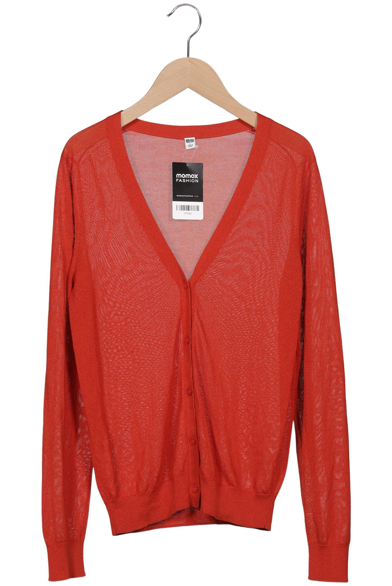 

uniqlo Damen Strickjacke, rot, Gr. 42