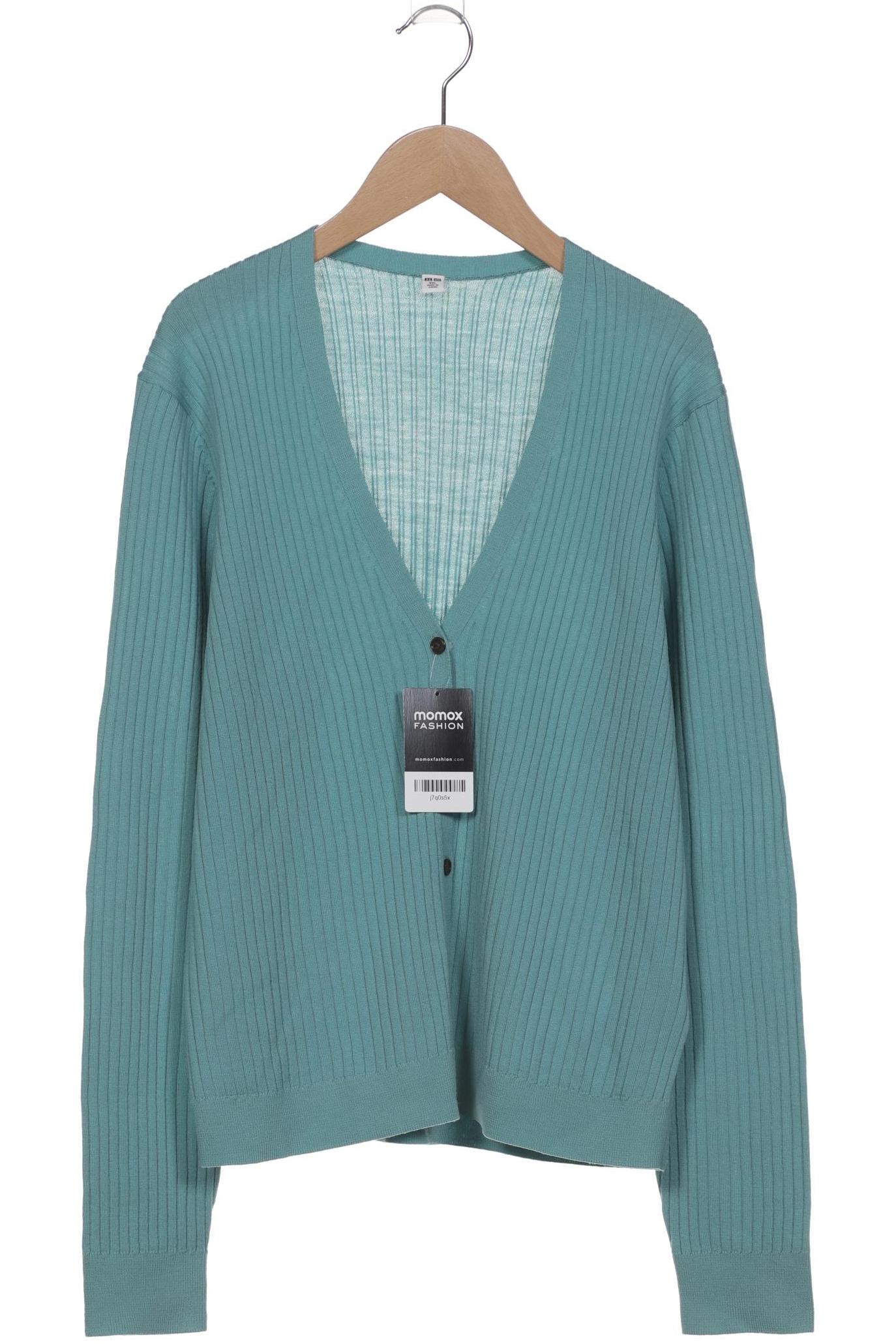 

uniqlo Damen Strickjacke, türkis, Gr. 46