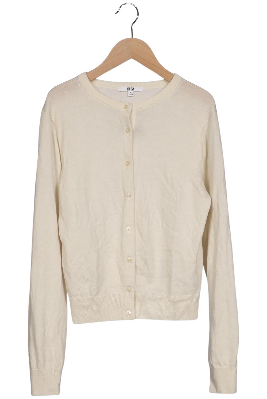 

uniqlo Damen Strickjacke, cremeweiß, Gr. 36