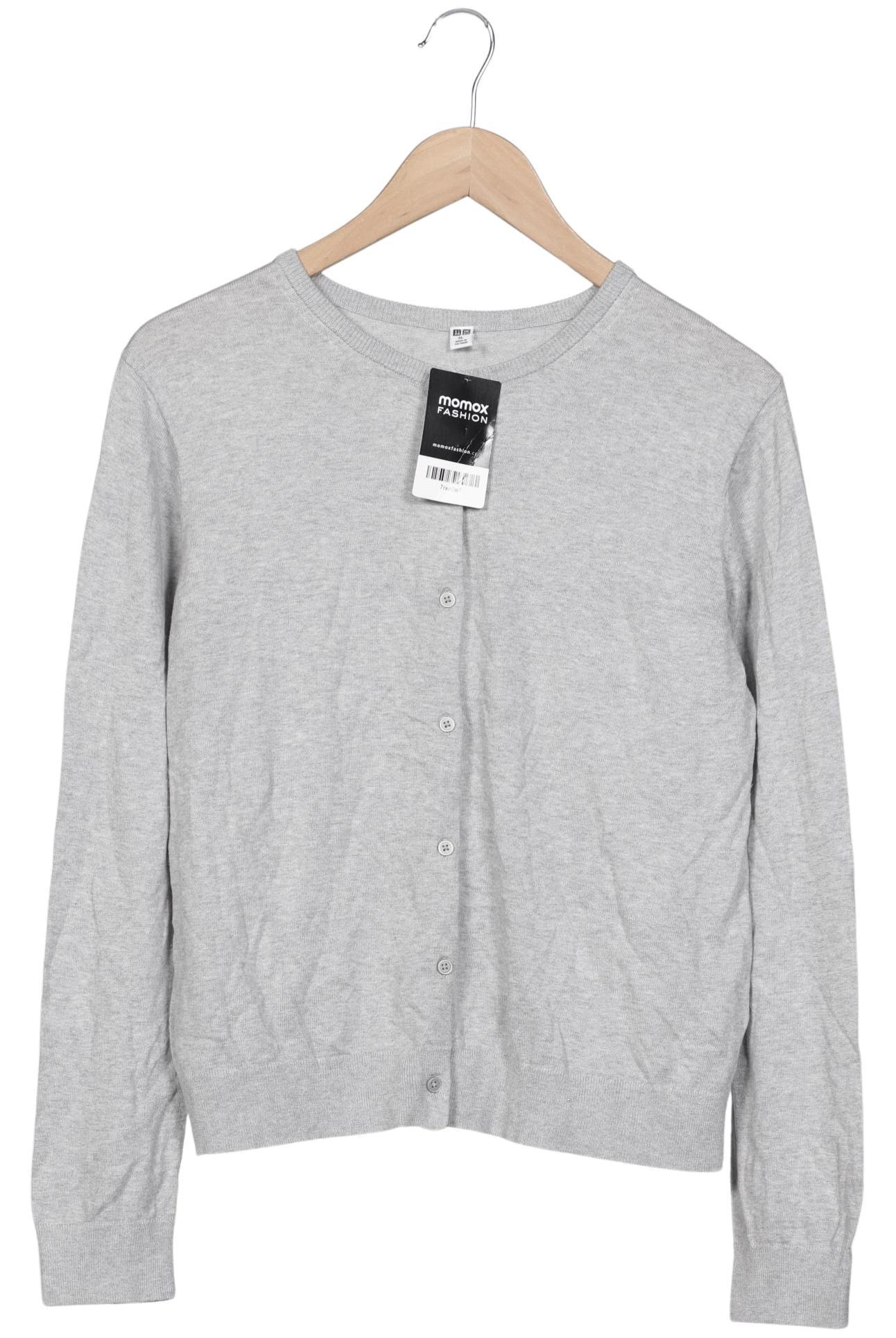 

uniqlo Damen Strickjacke, grau, Gr. 44