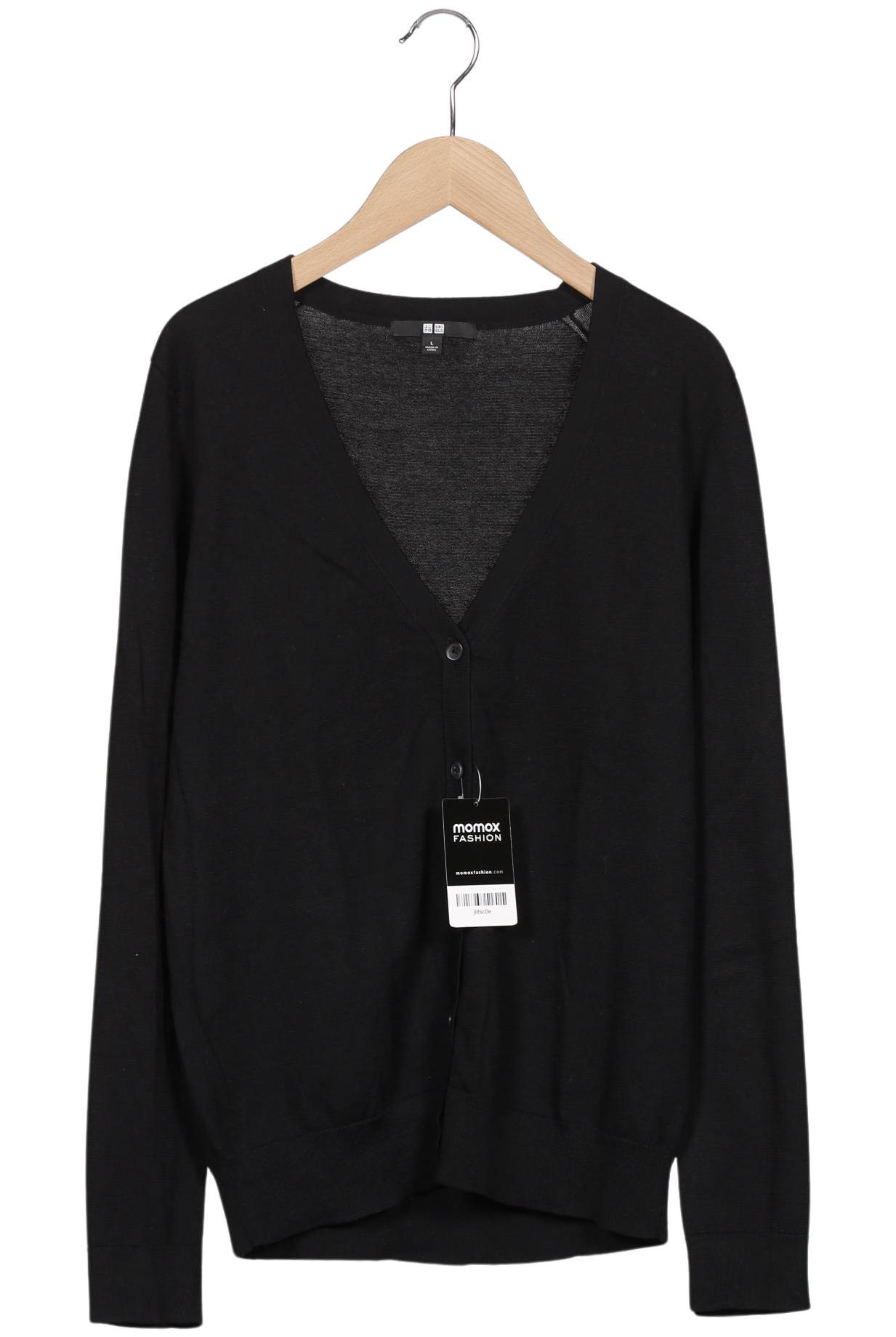 

uniqlo Damen Strickjacke, schwarz, Gr. 42