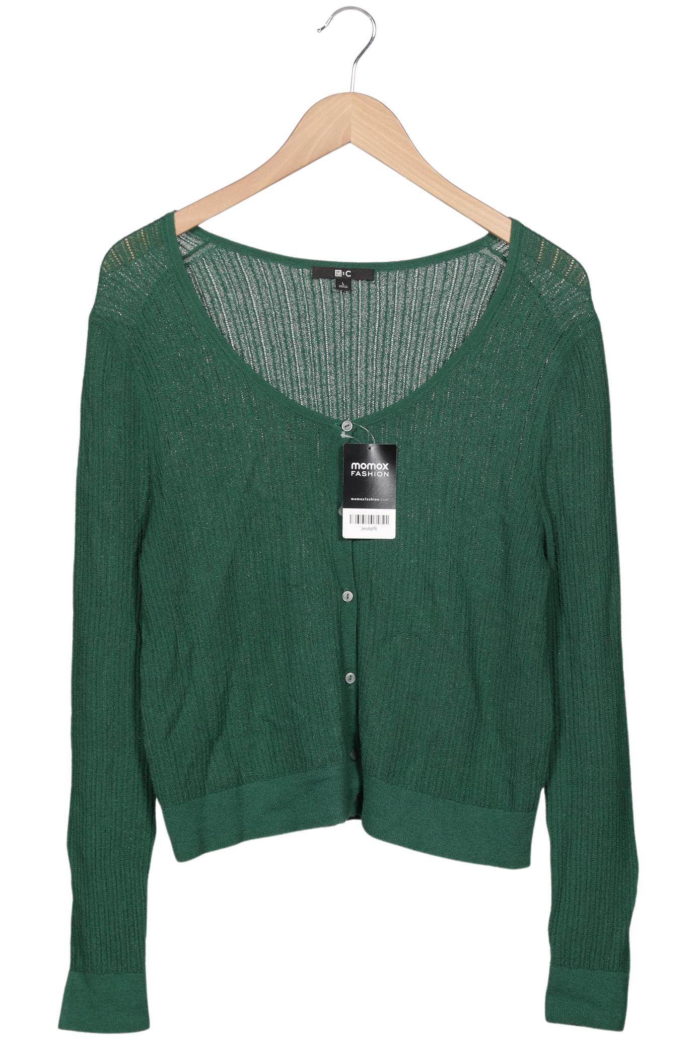 

uniqlo Damen Strickjacke, grün, Gr. 42