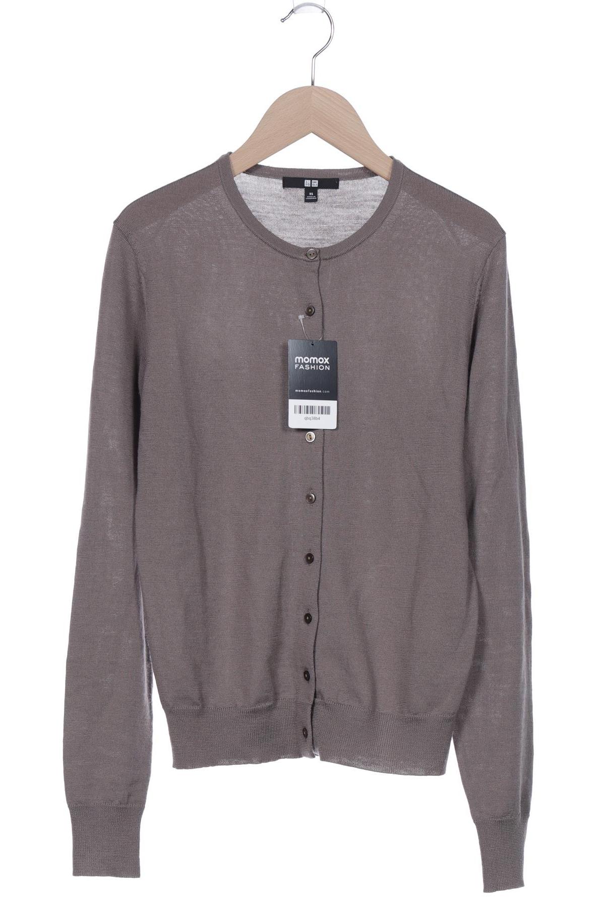 

uniqlo Damen Strickjacke, braun, Gr. 34
