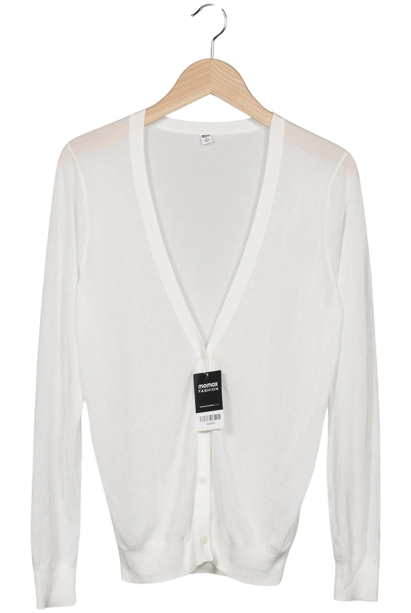 

uniqlo Damen Strickjacke, weiß, Gr. 38