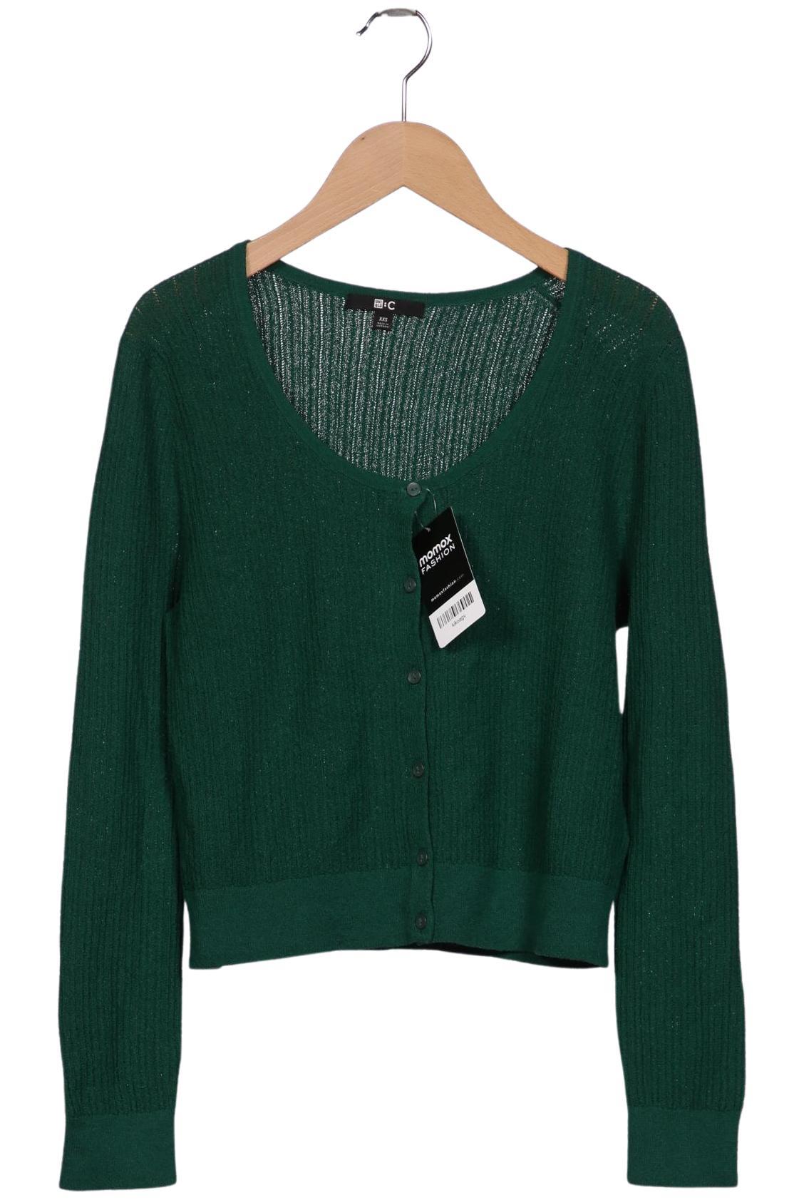 

uniqlo Damen Strickjacke, grün, Gr. 32