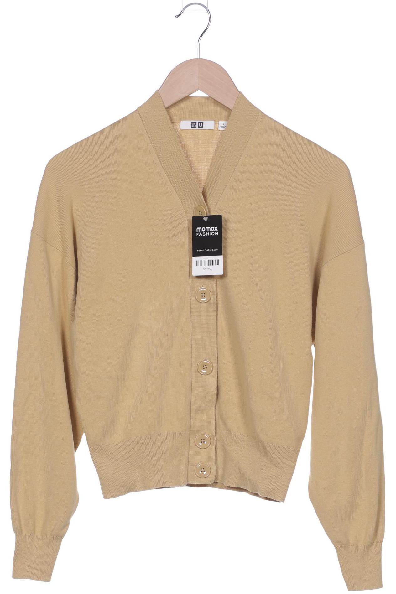 

uniqlo Damen Strickjacke, gelb, Gr. 36