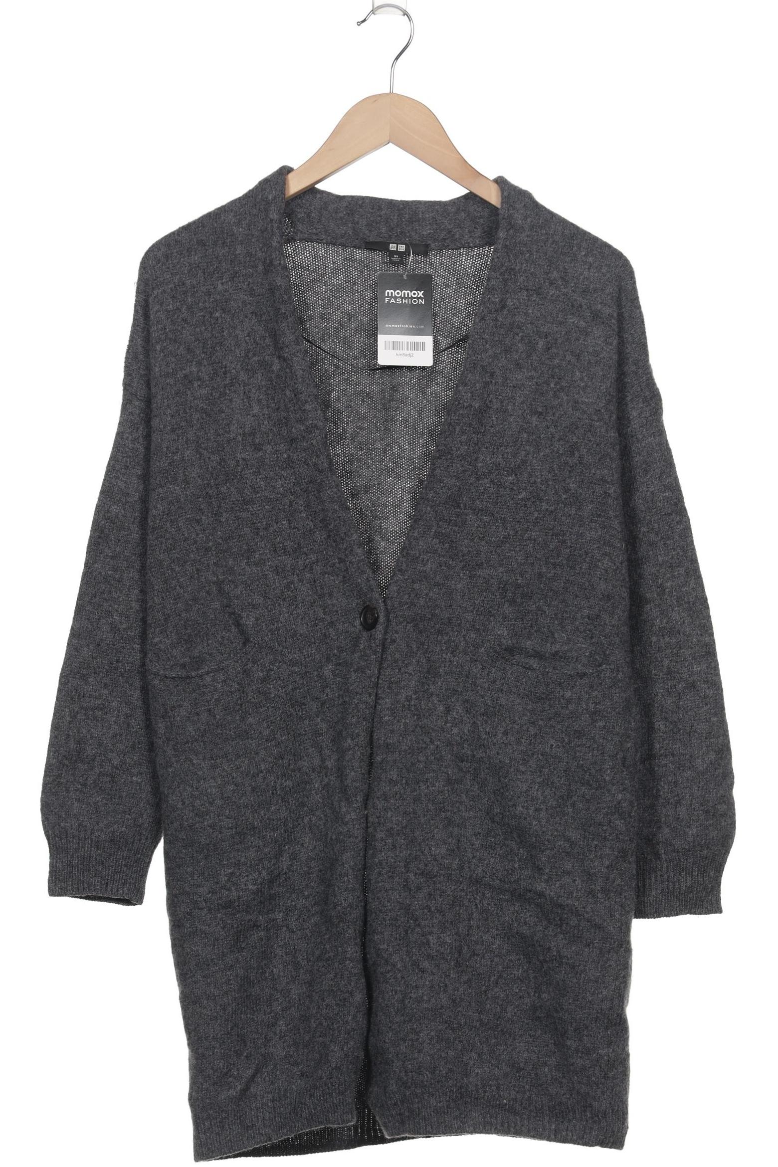 

uniqlo Damen Strickjacke, grau, Gr. 34