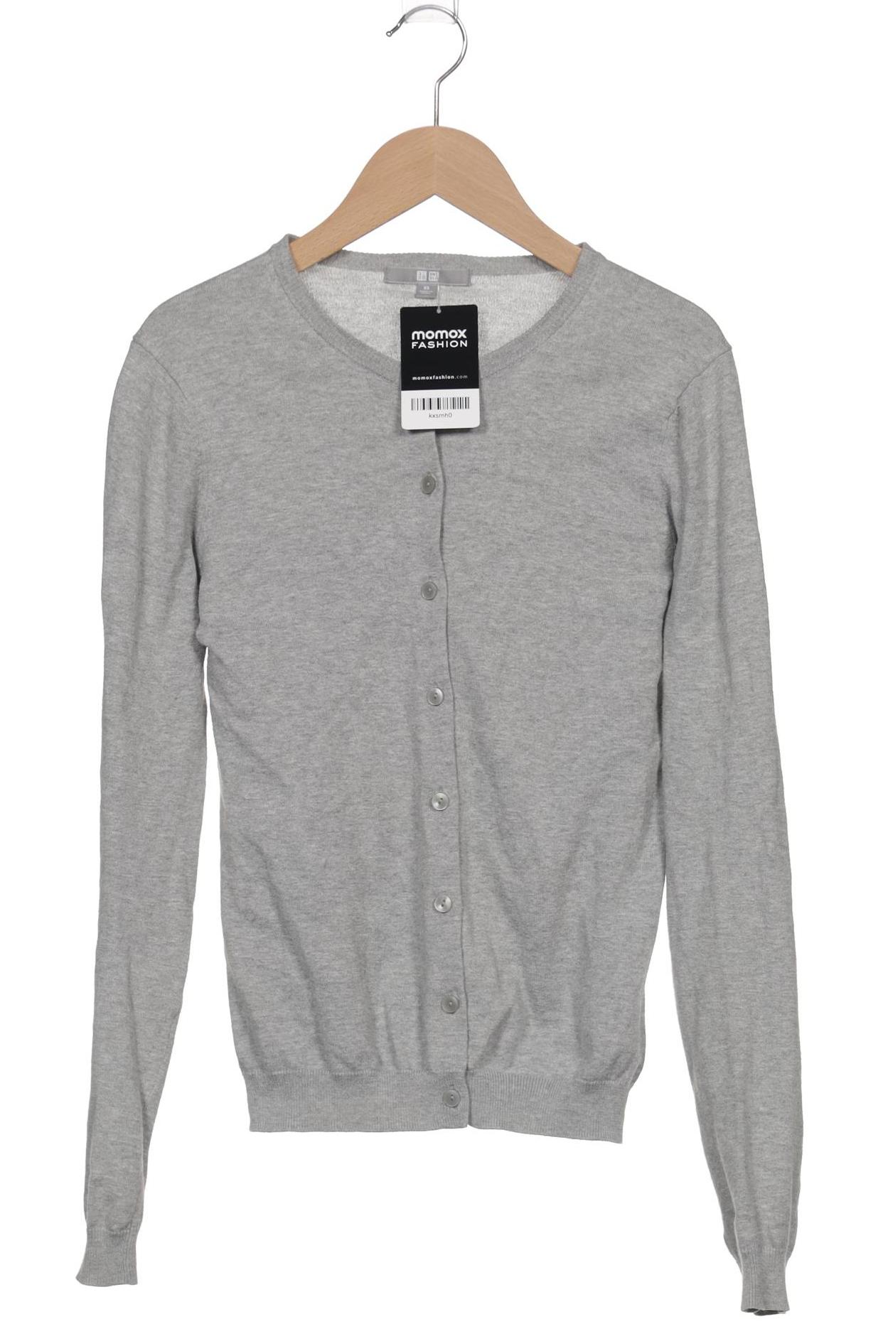 

uniqlo Damen Strickjacke, grau, Gr. 34