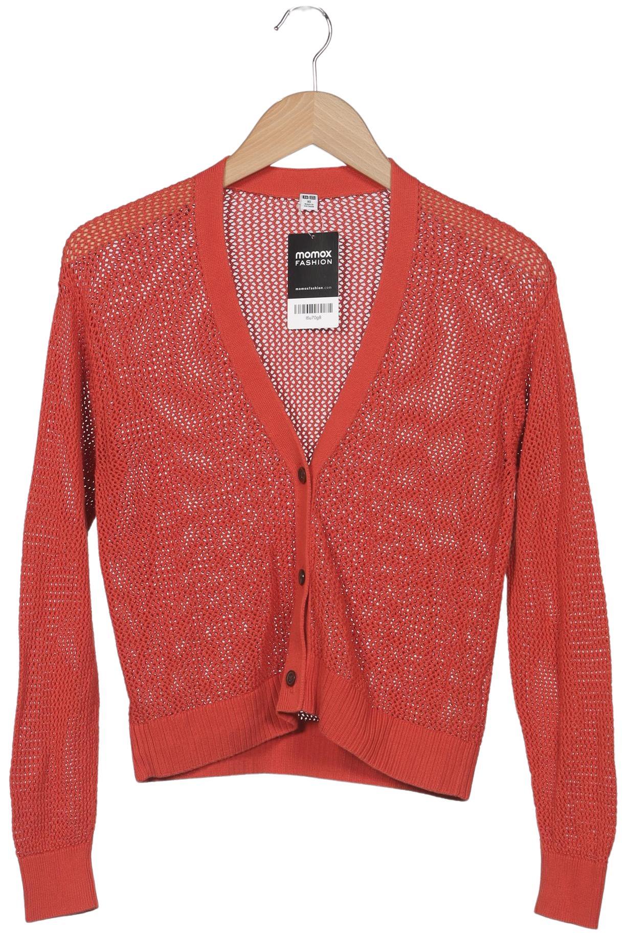 

uniqlo Damen Strickjacke, rot, Gr. 34