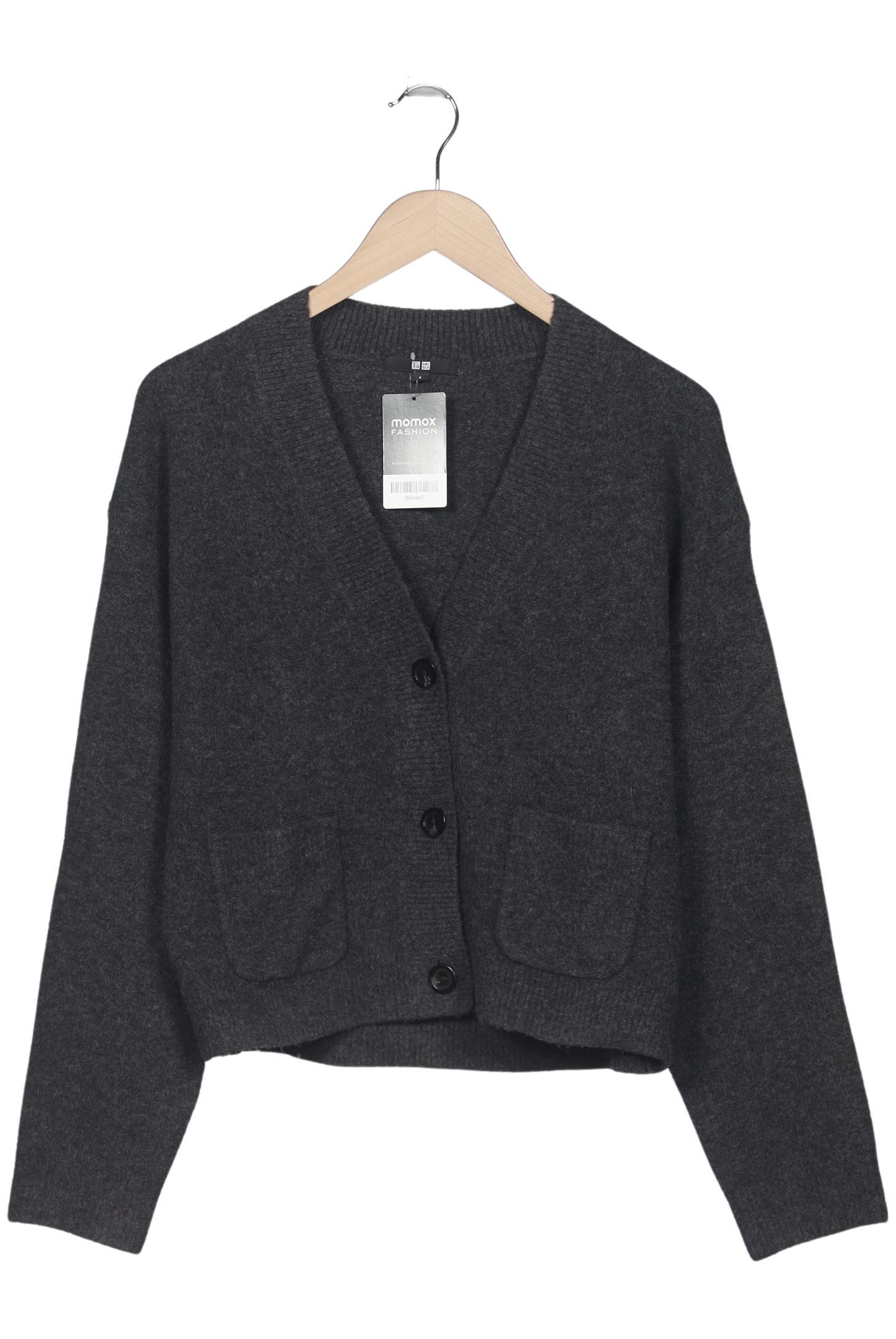 

uniqlo Damen Strickjacke, grau, Gr. 36