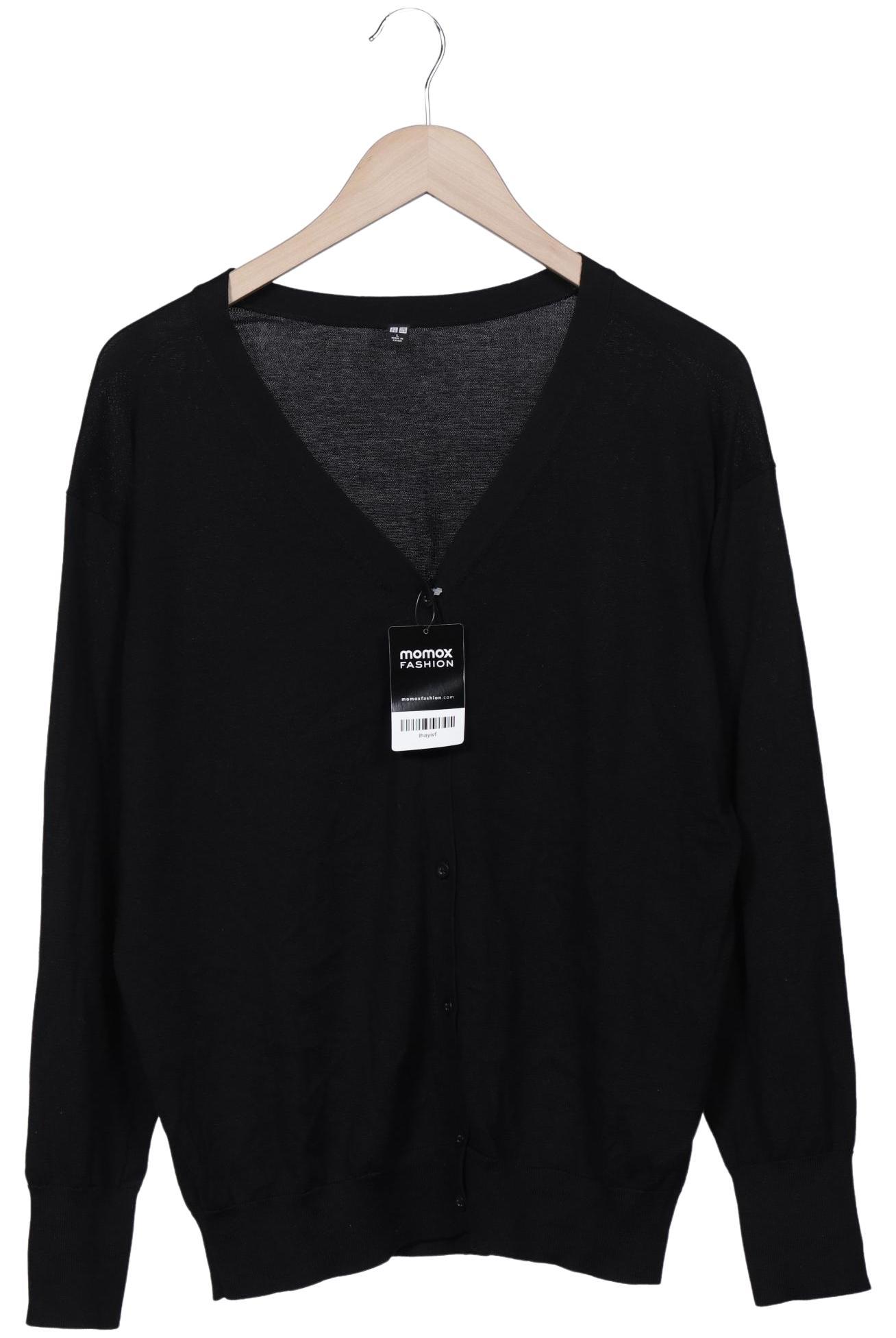 

uniqlo Damen Strickjacke, schwarz, Gr. 42