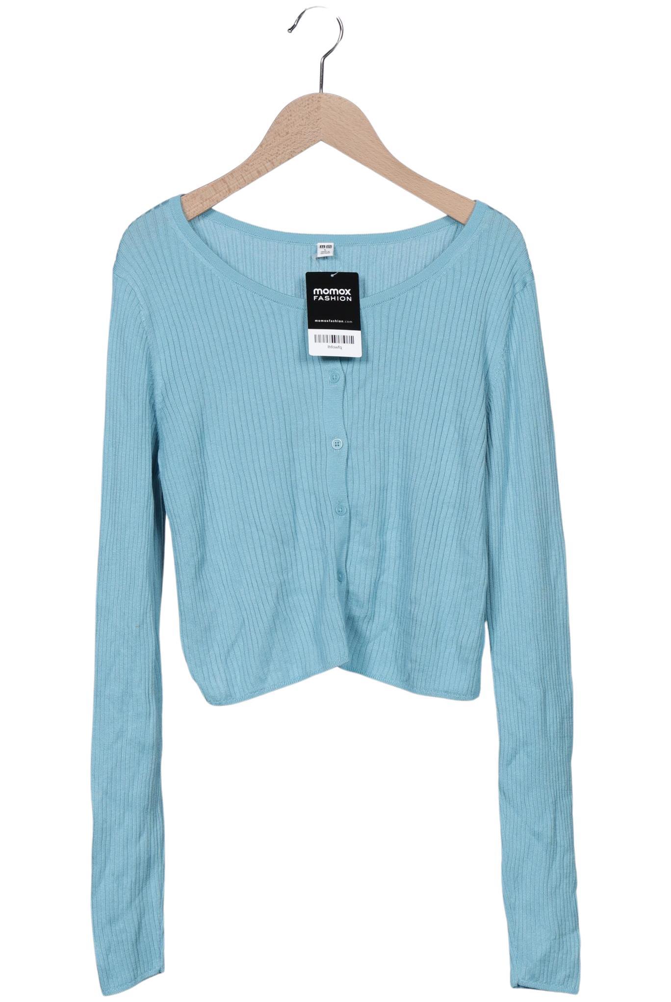 

uniqlo Damen Strickjacke, hellblau, Gr. 42