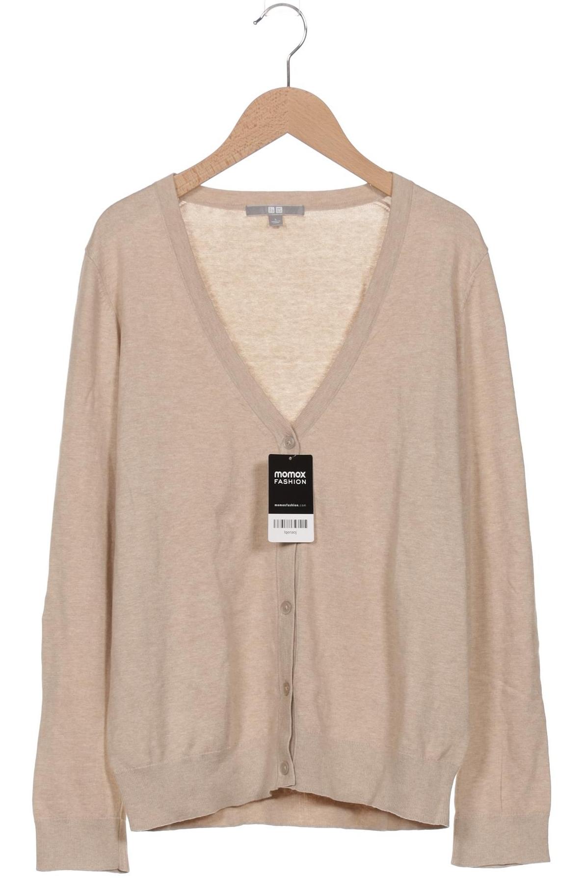 

uniqlo Damen Strickjacke, beige, Gr. 42