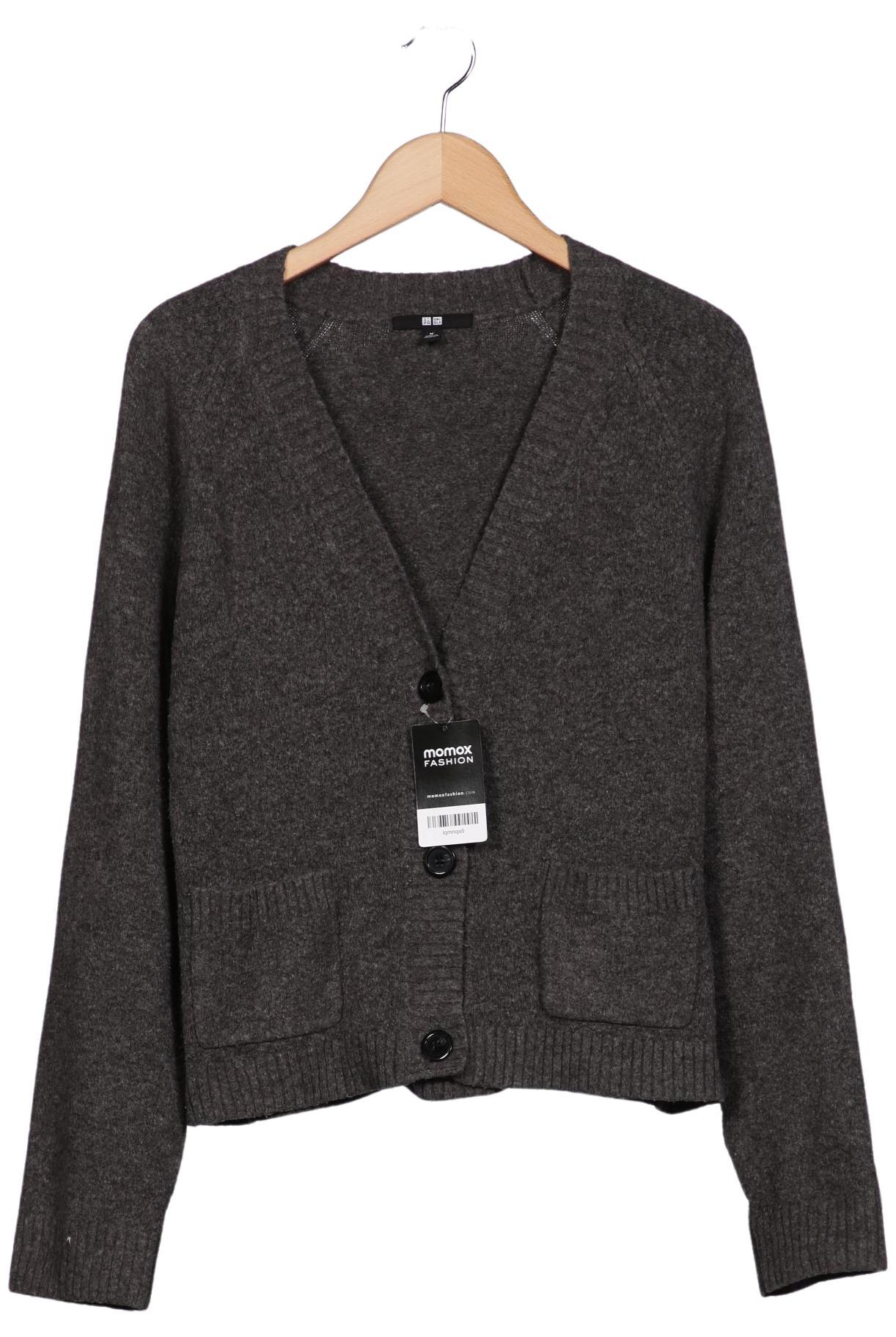 

uniqlo Damen Strickjacke, grau, Gr. 38