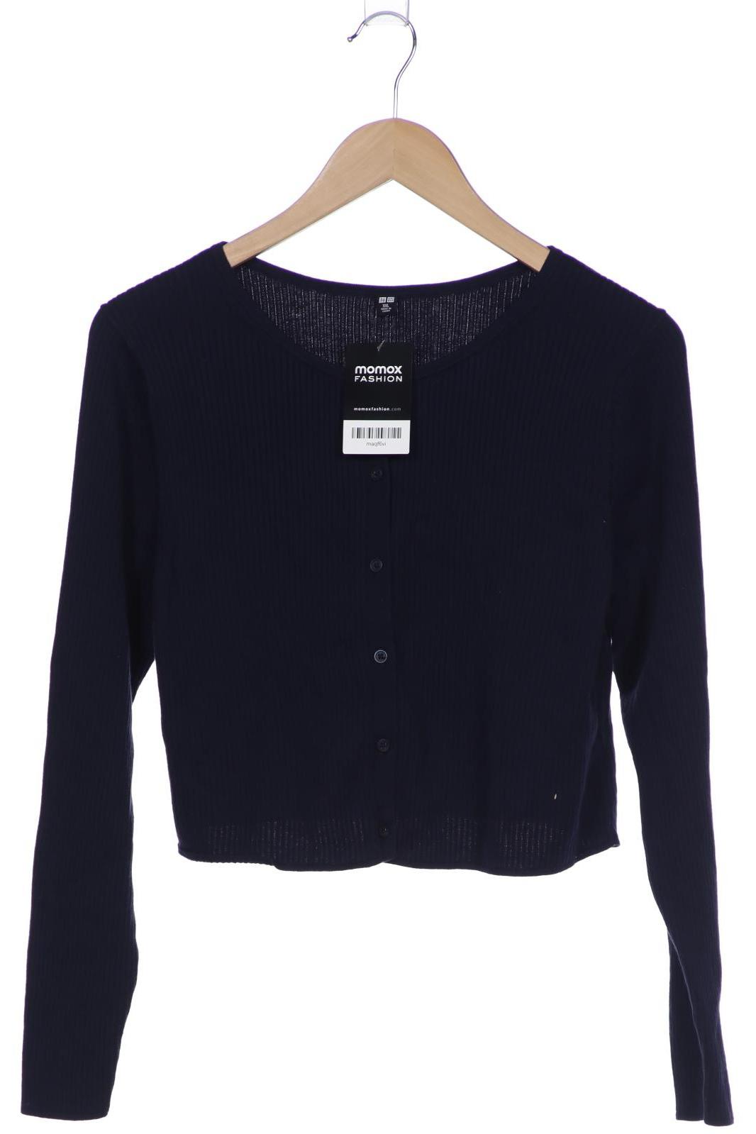 

uniqlo Damen Strickjacke, marineblau, Gr. 46