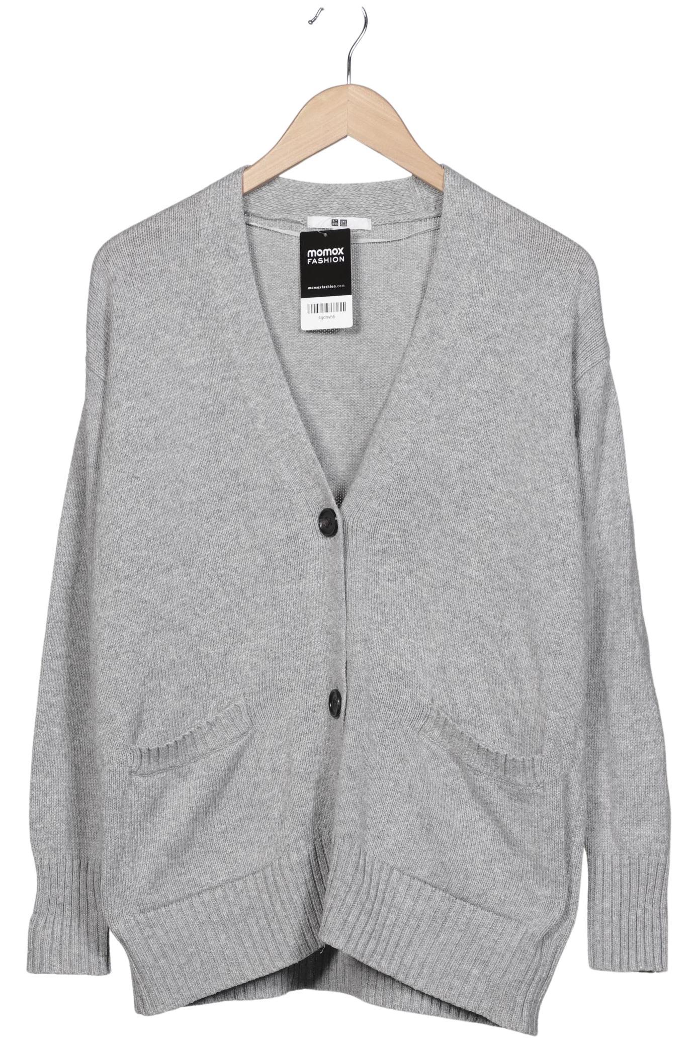 

uniqlo Damen Strickjacke, grau, Gr. 34