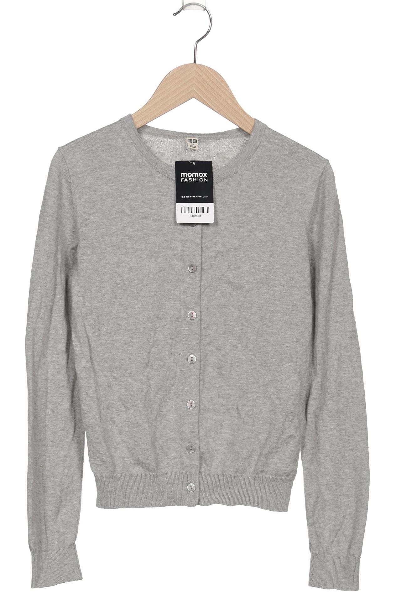 

uniqlo Damen Strickjacke, grau, Gr. 34
