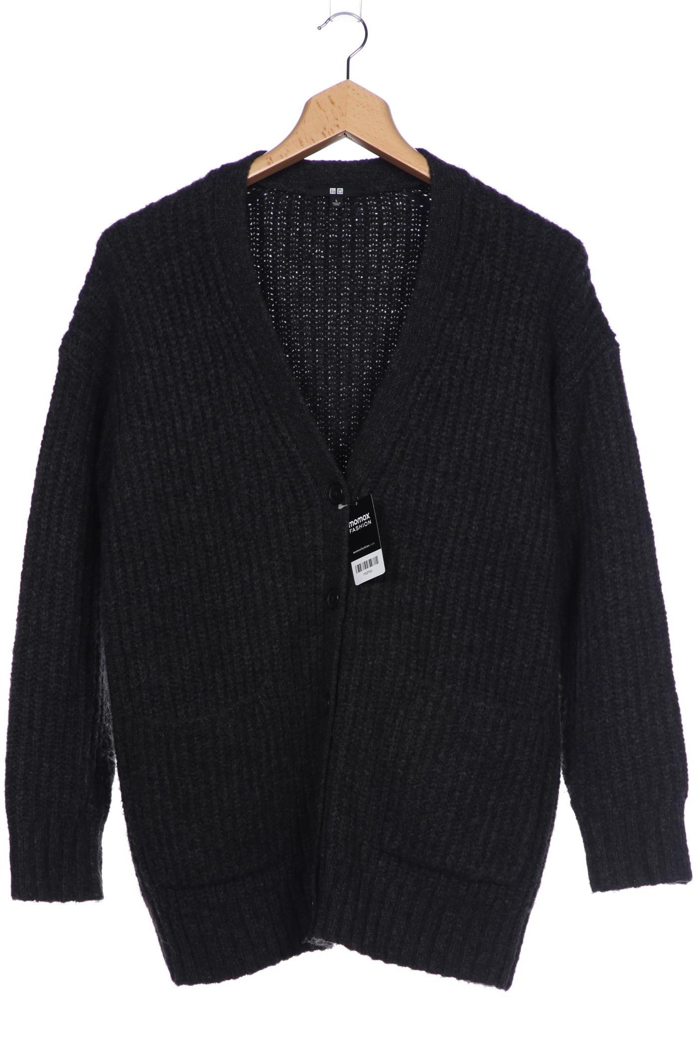 

uniqlo Damen Strickjacke, grau, Gr. 42