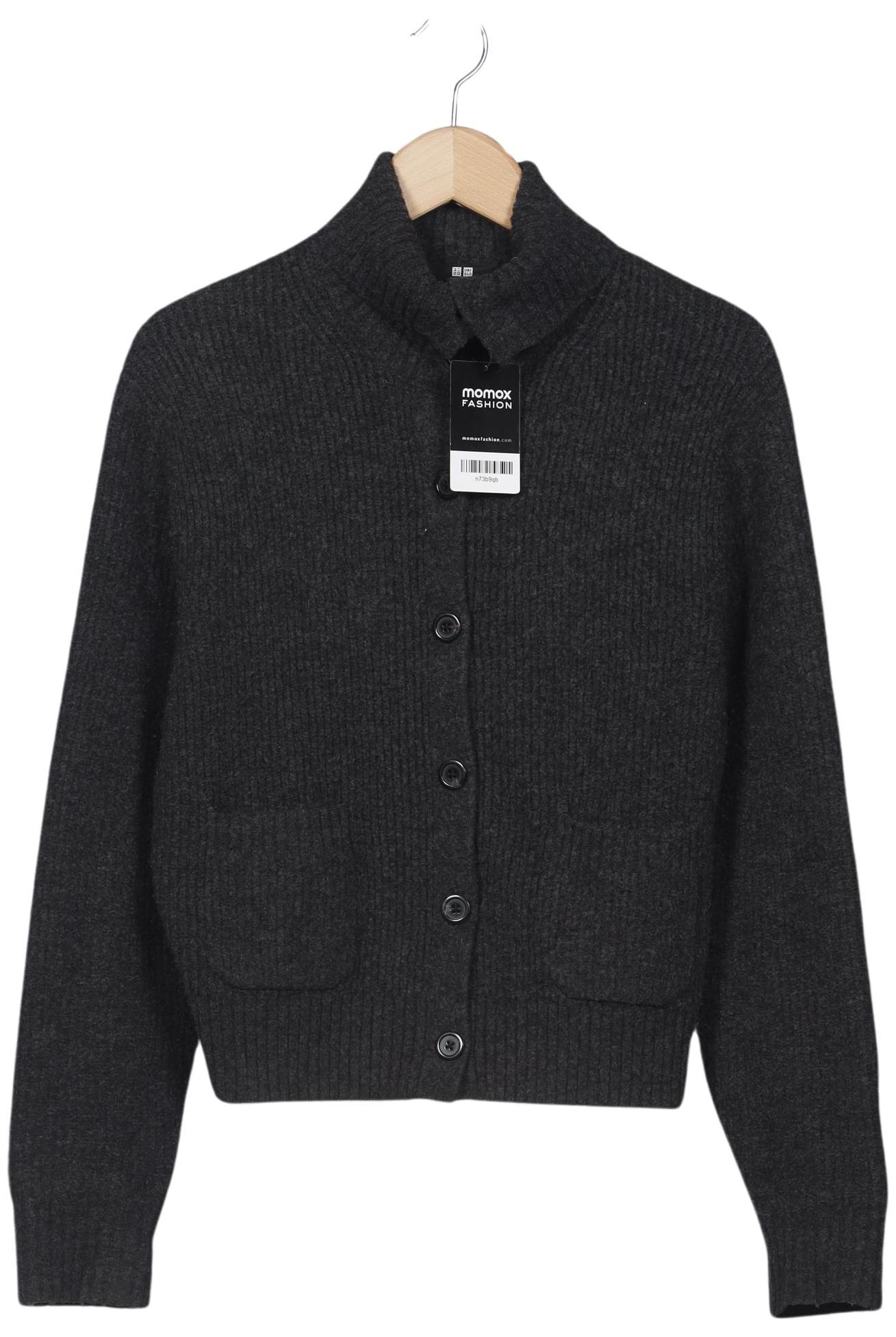 

uniqlo Damen Strickjacke, grau, Gr. 34